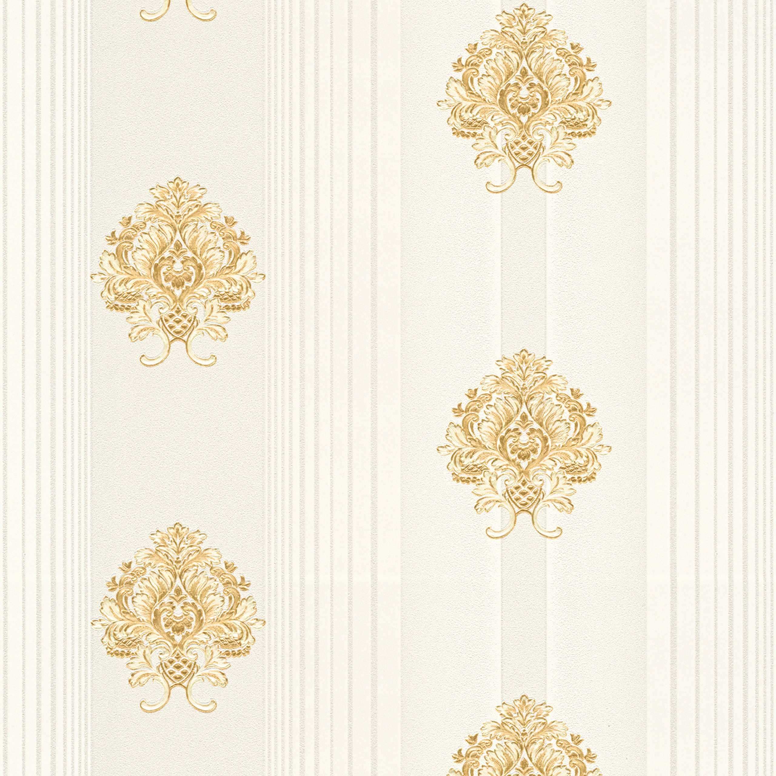 A.S. Creation | Hermitage 10 | 330844 | Vliestapete | Barock | 0.53 x 10.05 m | Beige