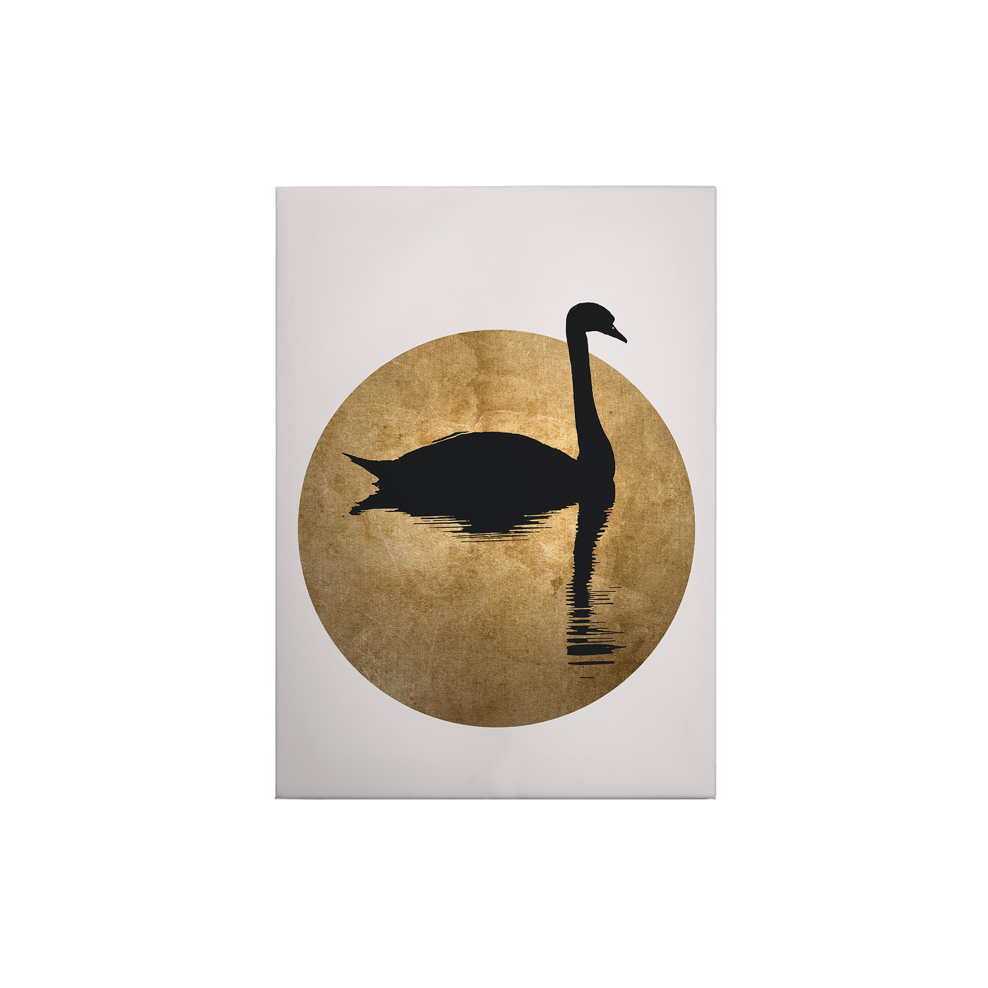 Tadessi Leinwandbild Kunst - 70 x 50 cm - M1-No.50396 - Keilrahmen in Schwarz Gold