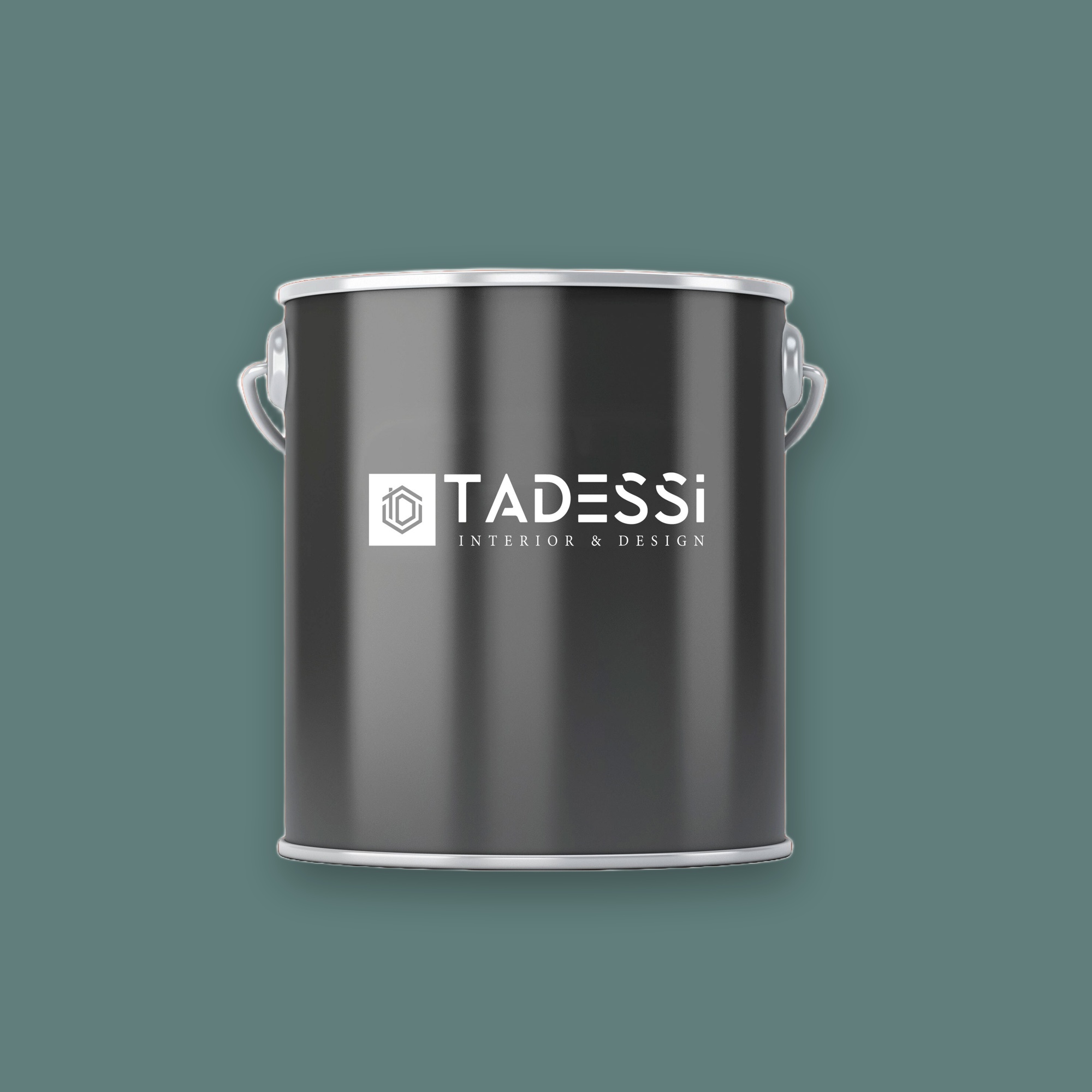 TADESSI Wall Select Wandfarbe Grün - Fichtengrün - Hochwertige Innenfarbe - Intensive Farbkraft