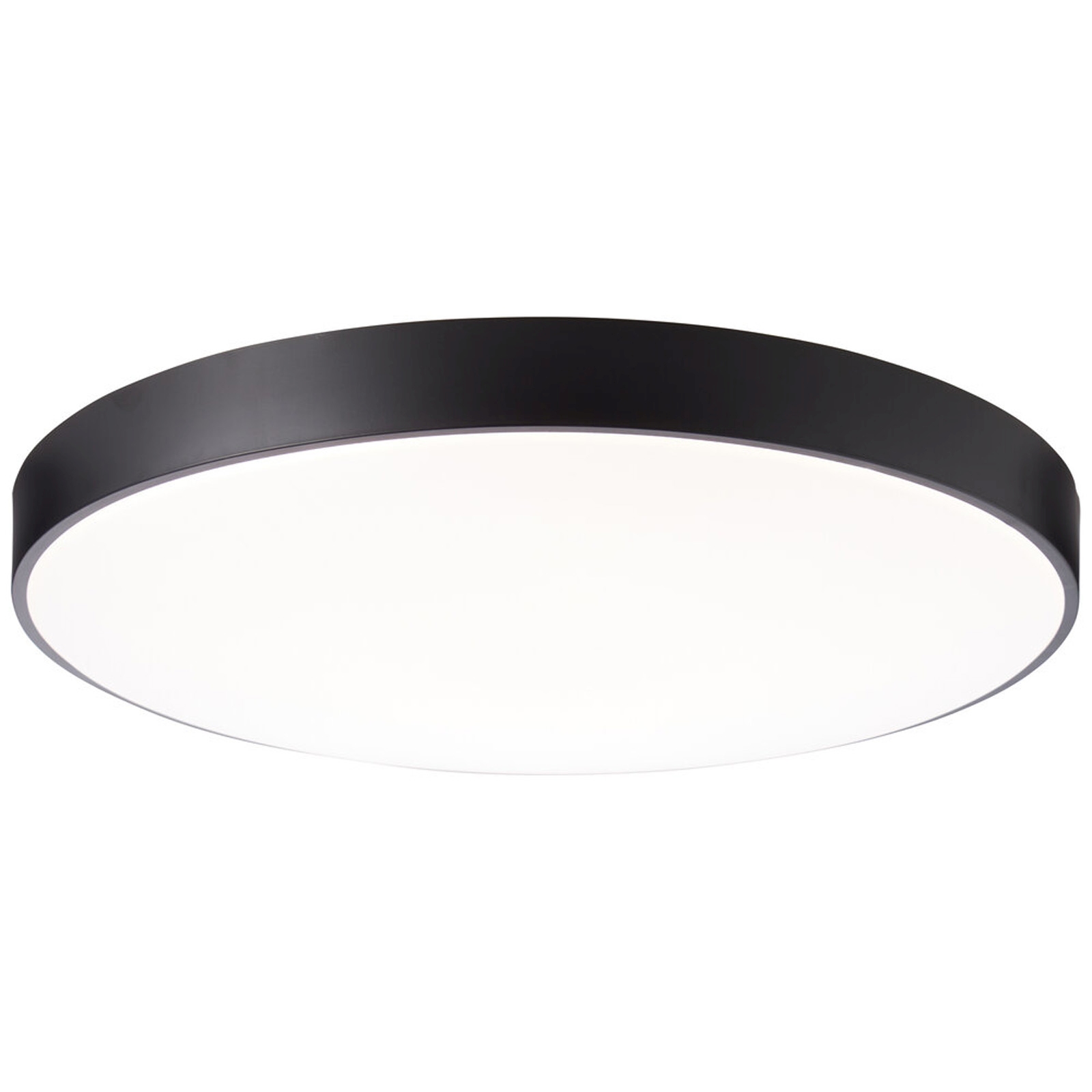 LED Deckenleuchte 8 x 78 cm Schwarz Kunststoff Deckenlampe Rund Lichtfarbe: Variabel dimmbar