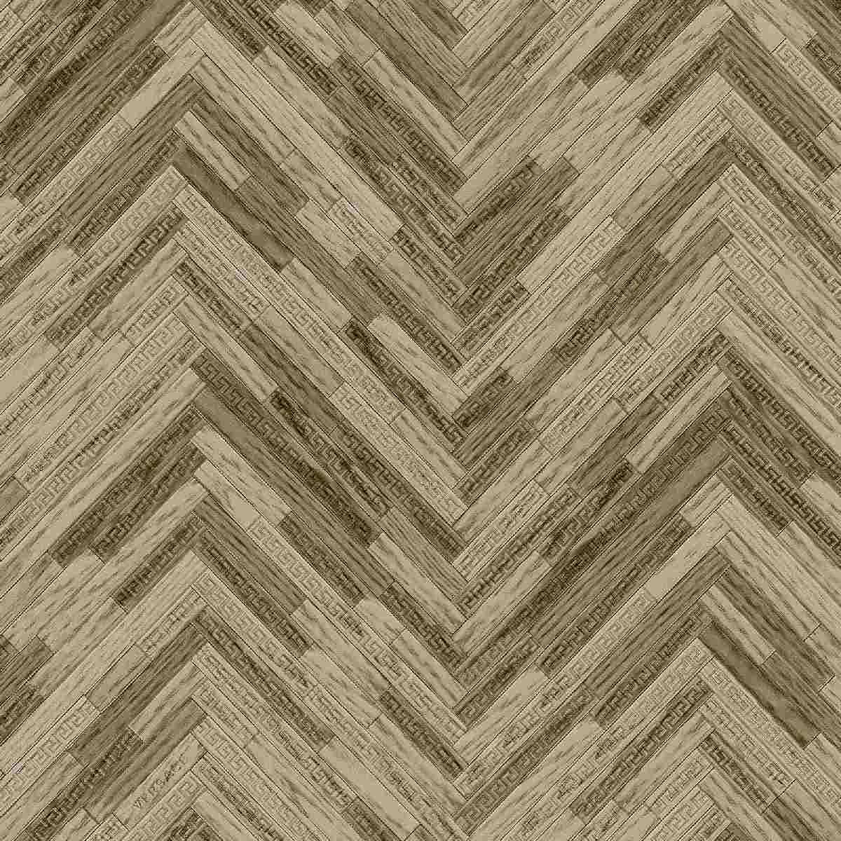 Design Tapete Versace 4 | No. 10198 | Vliestapete Holzoptik | 0.70 m x 10.05 m | Braun