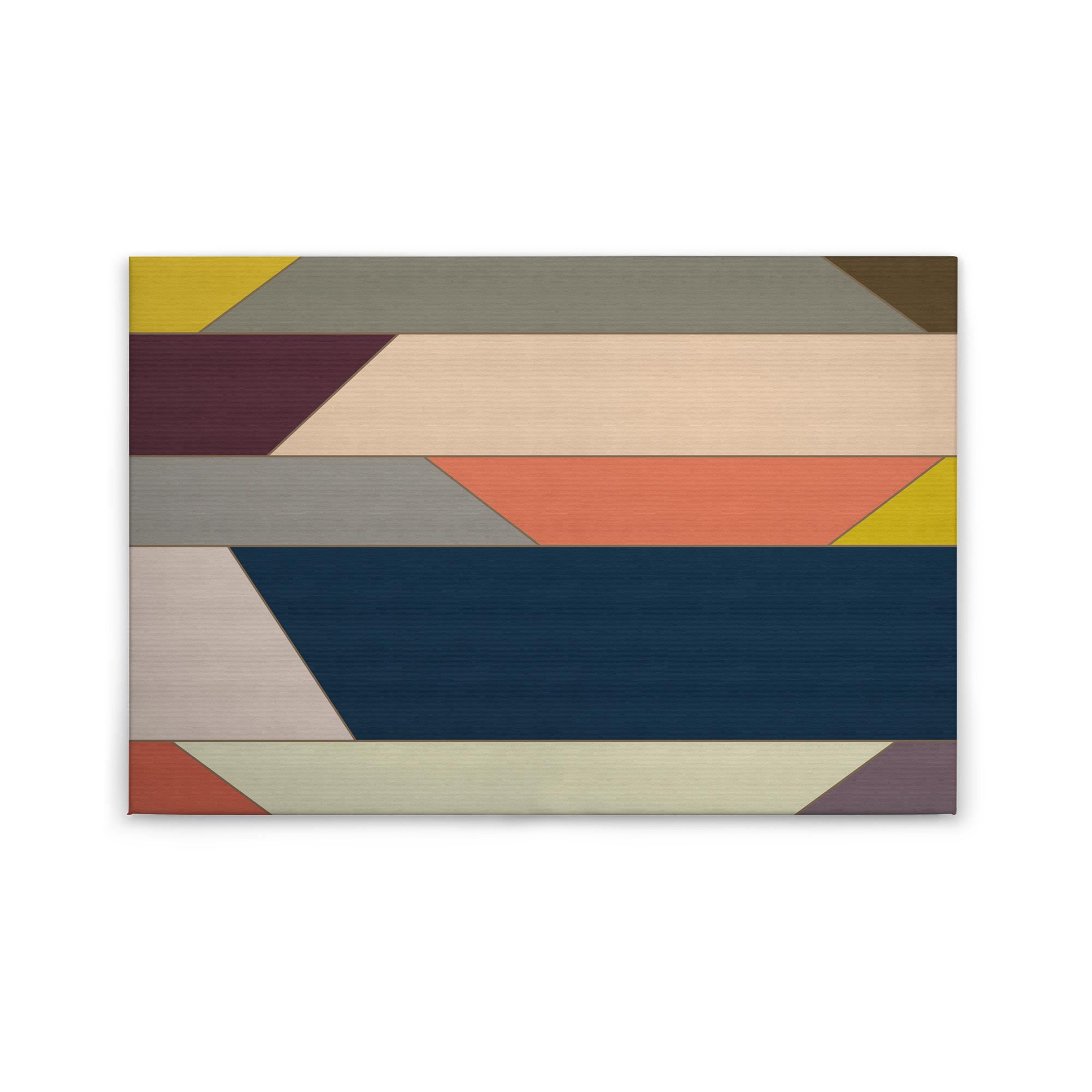 Tadessi Leinwandbild Abstrakt - 60 x 90 cm - M1-No.50249 - Keilrahmen in Bunt Blau
