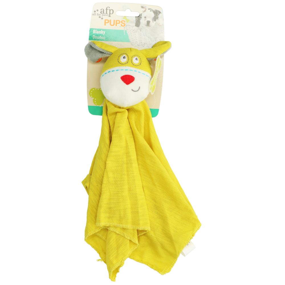 Hunde Kuscheltier | Stofftier Pups Blanky | Maße:33 x 12,5 x 5 cm