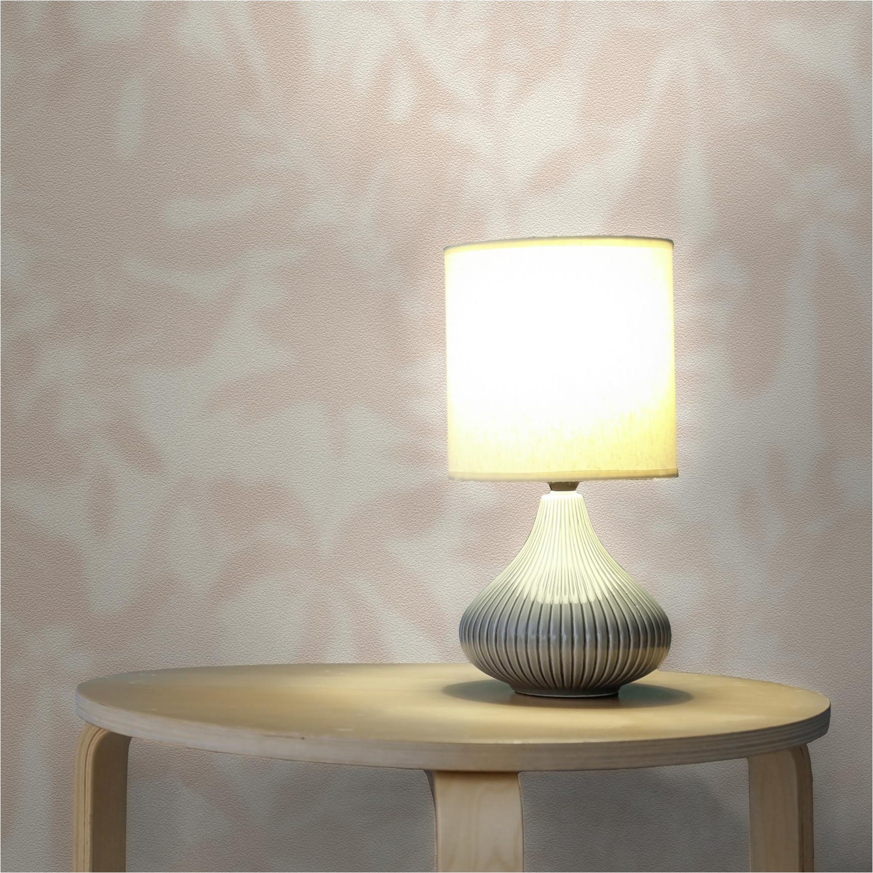 Tapete Floral M1-No.11953 | Vliestapete Steinwand | Creme | Orange | Wohnzimmer | Schlafzimmer