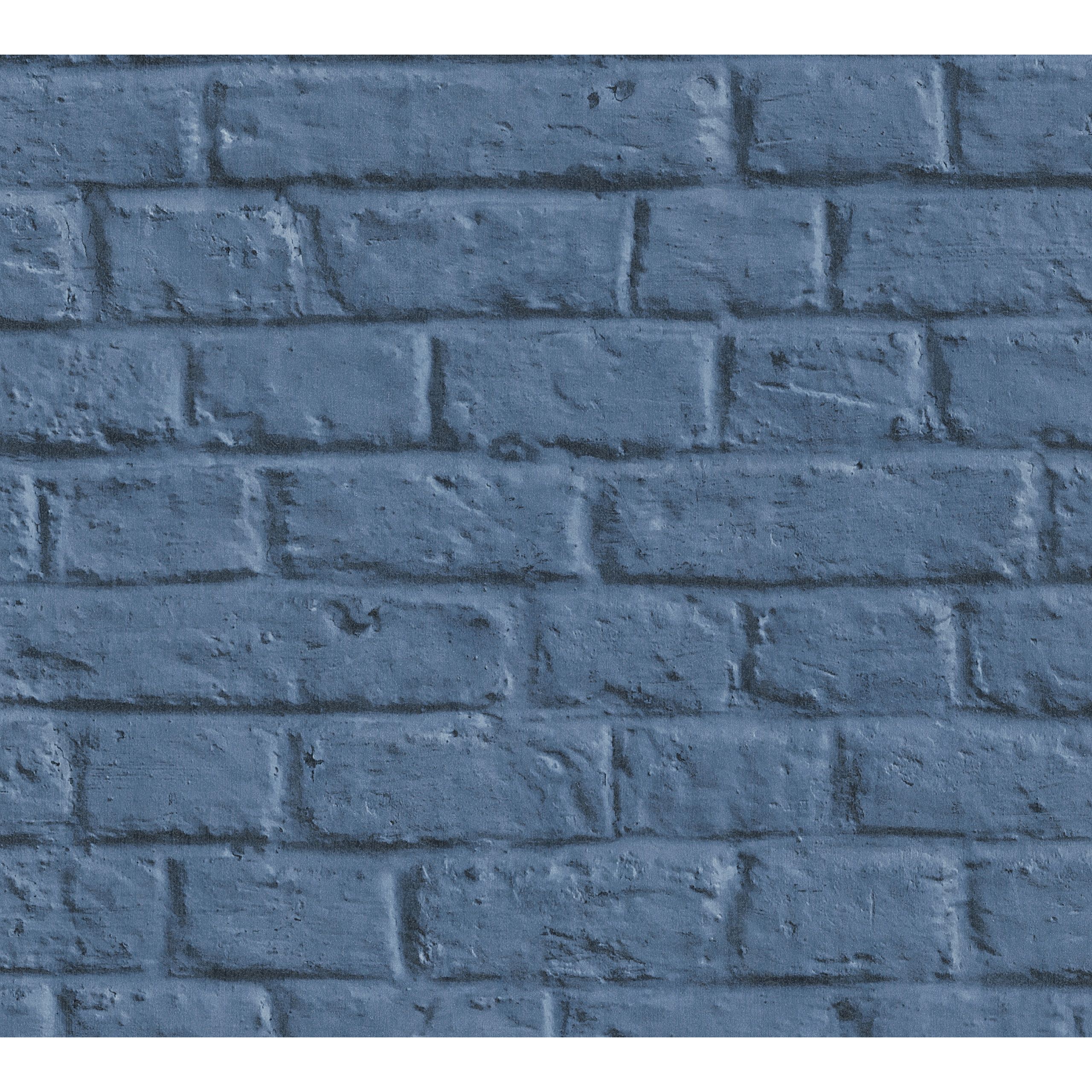 A.S. Creation | Metropolitan Stories | 369123 | Vliestapete | Steinoptik | 0.53 x 10.05 m | Blau