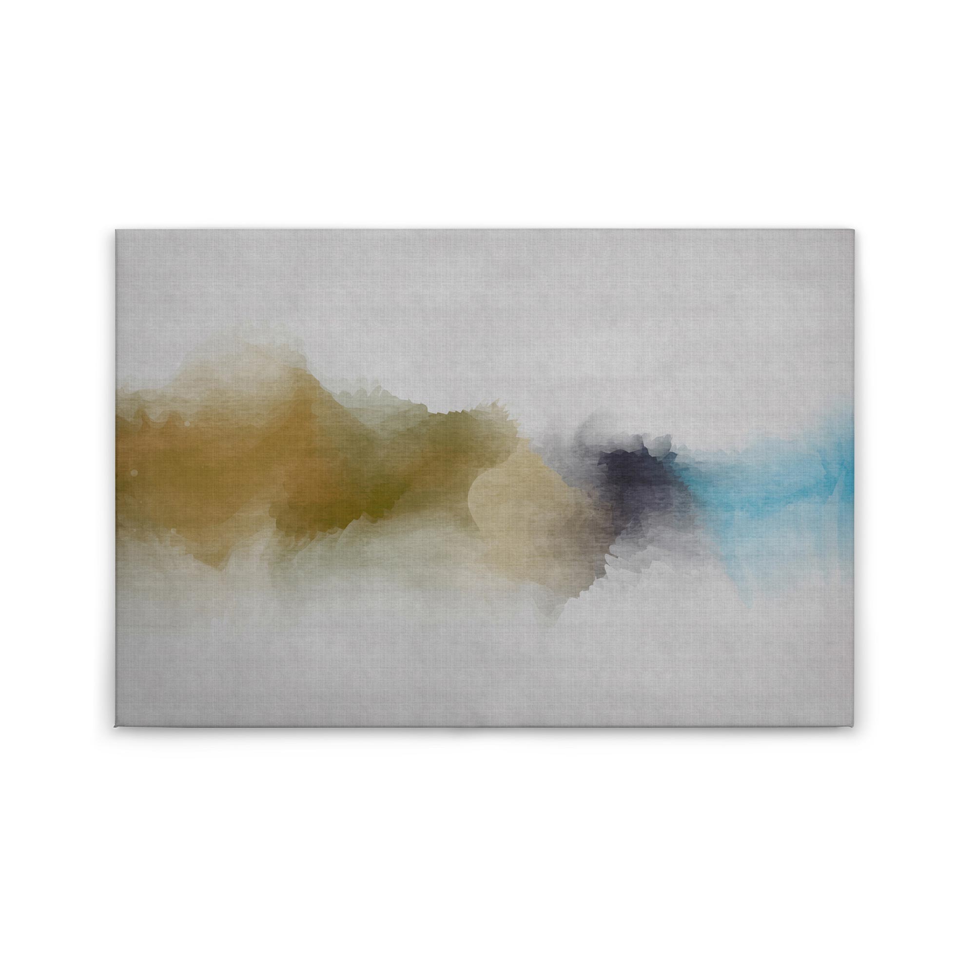 Tadessi Leinwandbild Modern - 60 x 90 cm - M1-No.50248 - Keilrahmen in Gelb Grau