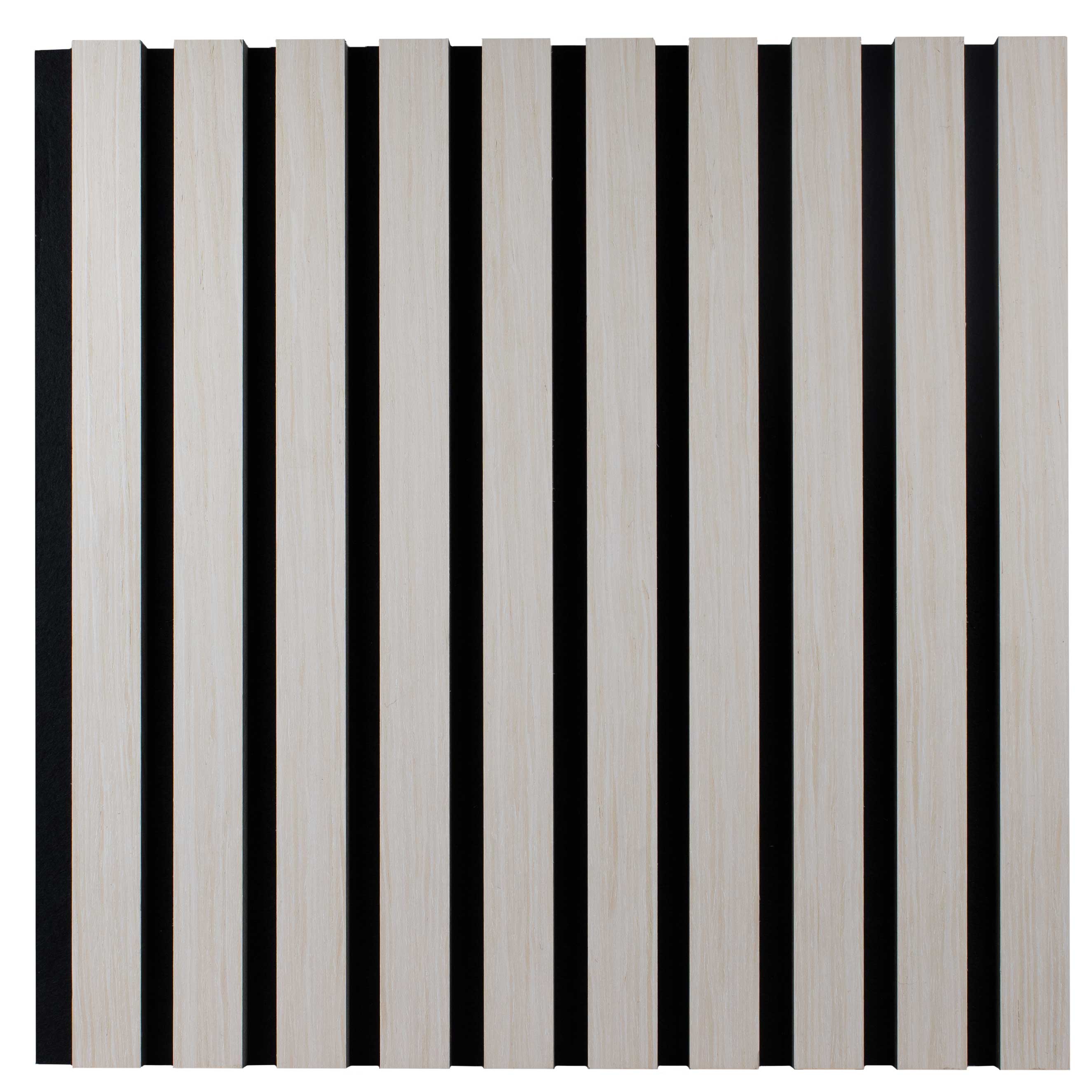PROVISTON Panneau mural acoustique 400 x 400 mm | Chêne clair MDF Panneaux acoustiques 3D