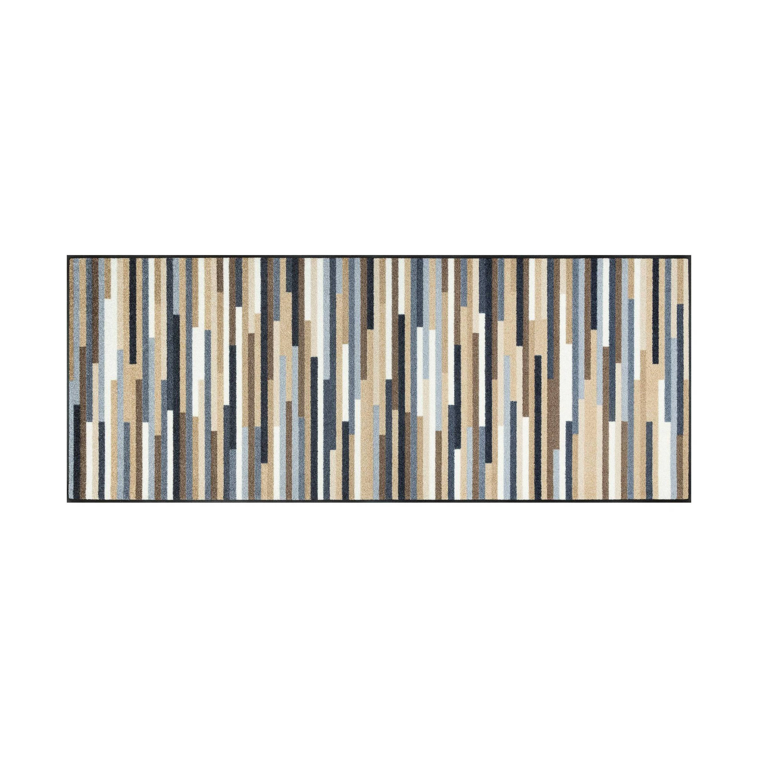 Fußmatte Landstreifen Schmutzfangmatte waschbar verschiedene Größen Floornovo Trend Design