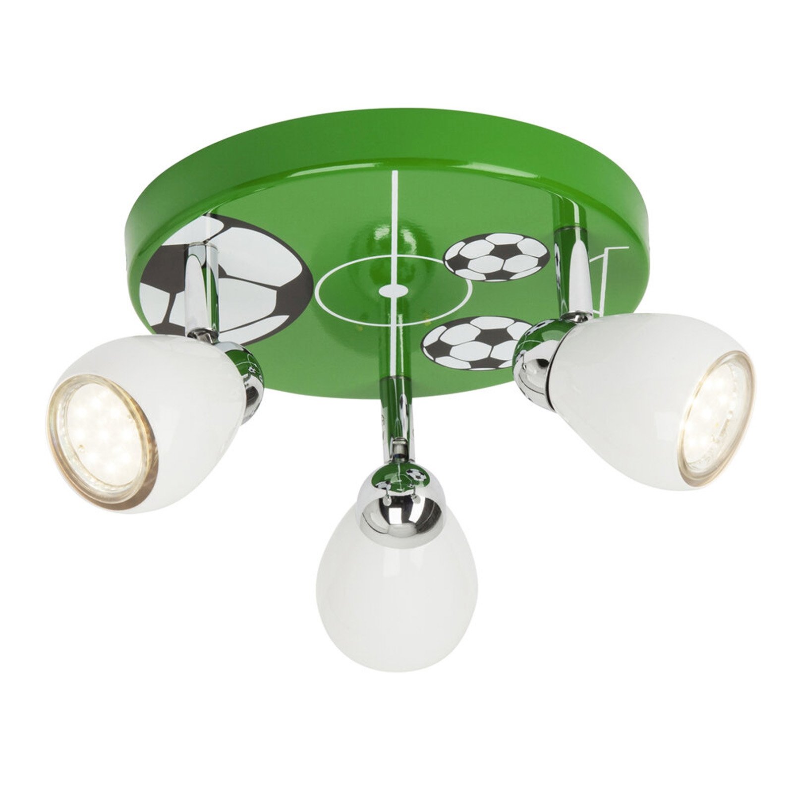 LED Deckenleuchte 11 x 14.5 x 31 cm Grün Metall Deckenlampe Kegel Jung Lichtfarbe: Warmweiß