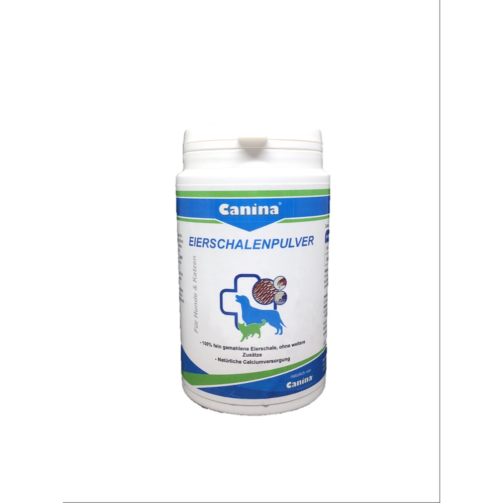 Canina | Eierschalenpulver | natürliche Calciumversogung | fein gemahlene Eierschalen | keine Zusätz