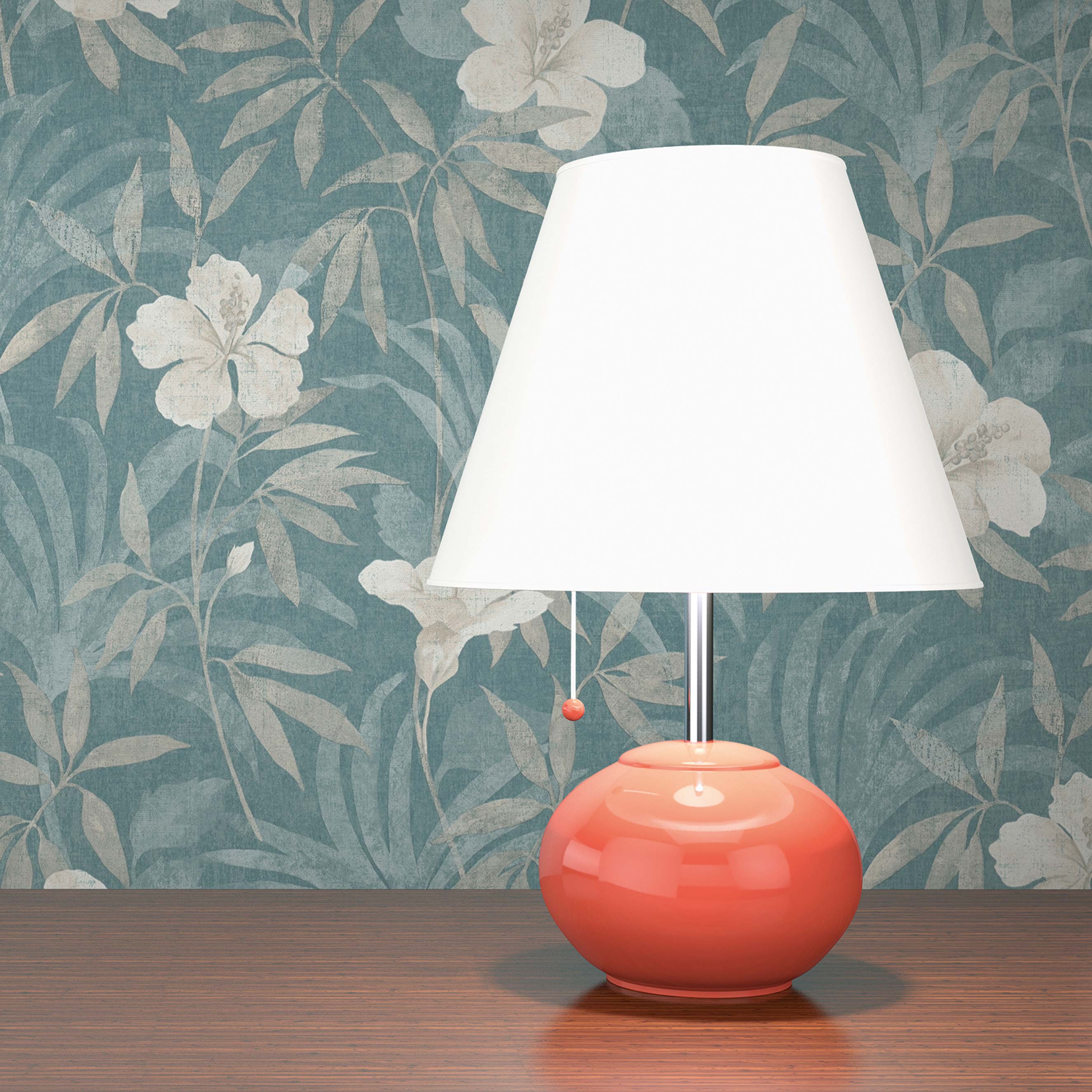 Tapete Blumen Mario M1-No.694 Vliestapete Beige Blau Blumentapete Floral
