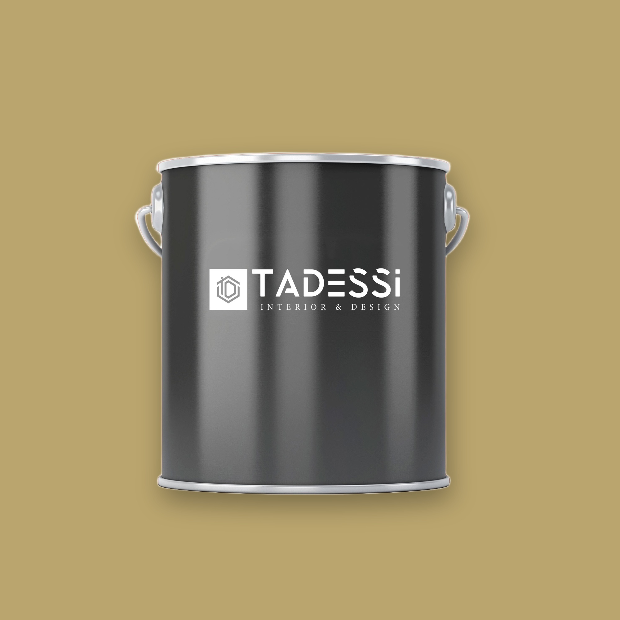 TADESSI Wall Select - Wandfarbe Grün  - Wüstensand -  Hochwertige Innenfarbe  -  Intensive Farbkraft