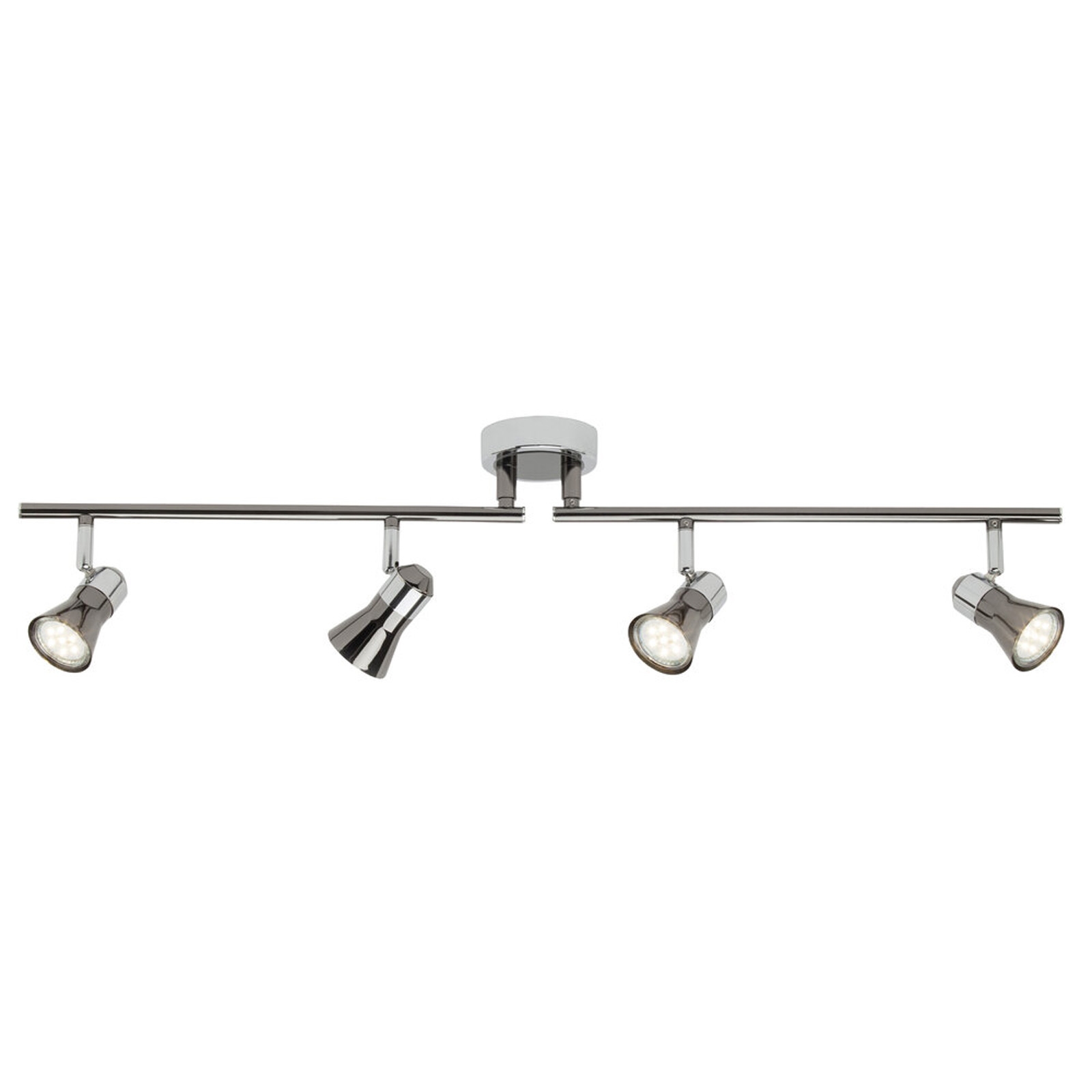 LED Deckenleuchte 19 x 14 x 83 x 5 cm Schwarz Metall Deckenlampe Kegel Basic Lichtfarbe: Warmweiß