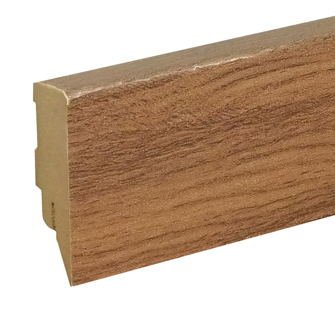 Sockelleiste / Fußleiste / Bodenleiste Lecco-19 (72748) | 16 x 58 x 2500 mm | Eiche dunkel vernish