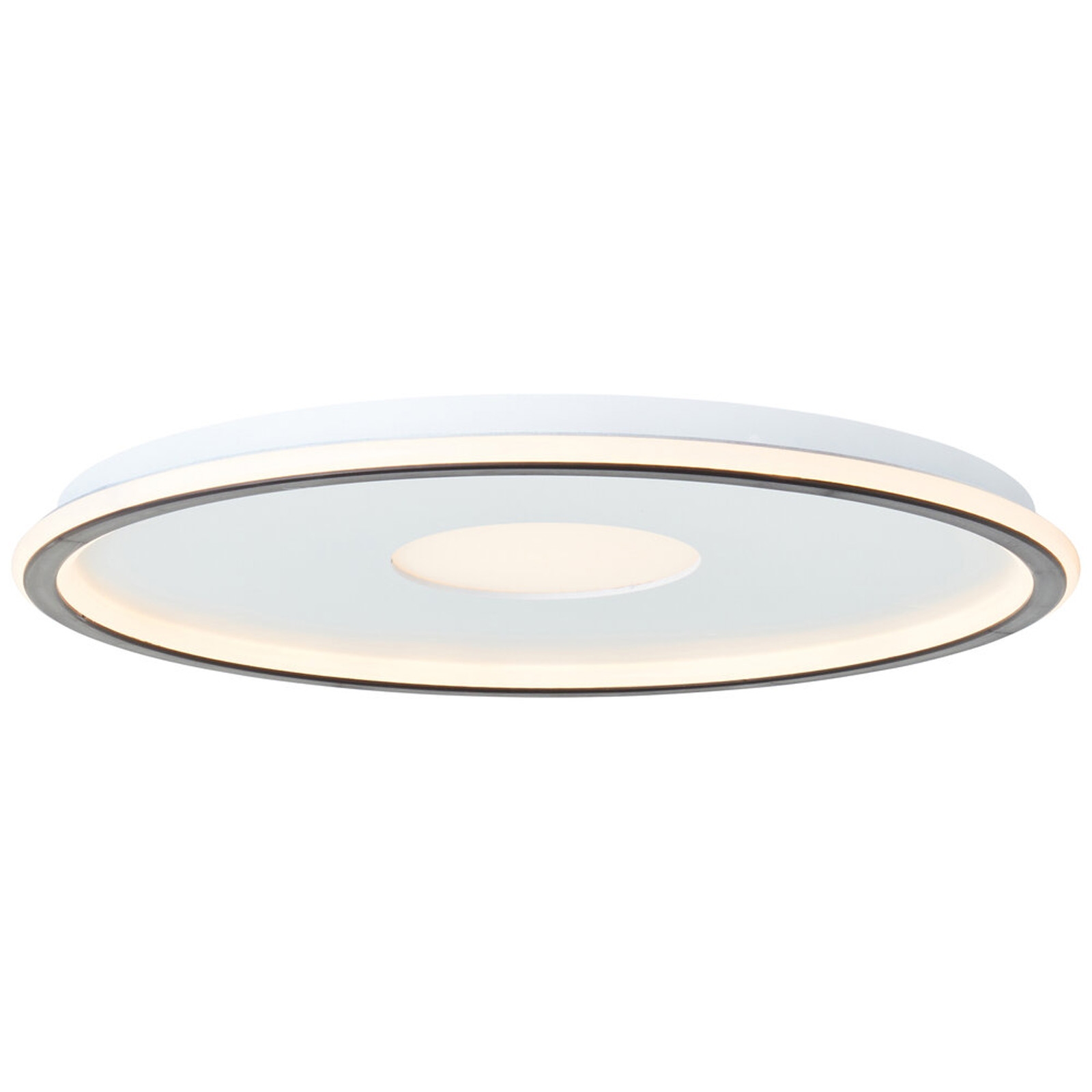 LED Deckenleuchte 3.6 x 50.8 cm Schwarz Kunststoff Deckenlampe Lichtfarbe: Variabel dimmbar