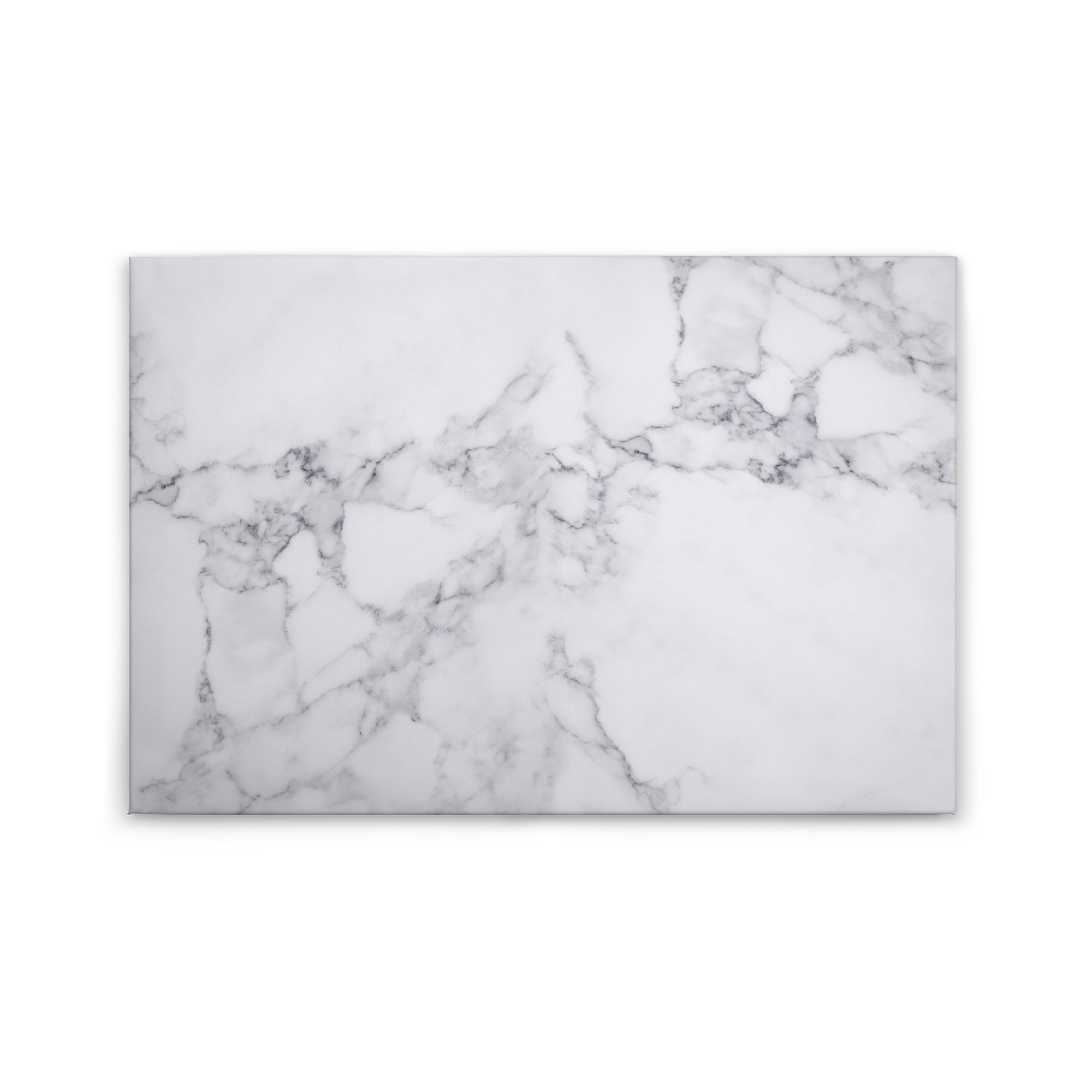 Tadessi Leinwandbild Marmor Modern - 60 x 90 cm - M1-No.50026 - Keilrahmen in Weiß Grau
