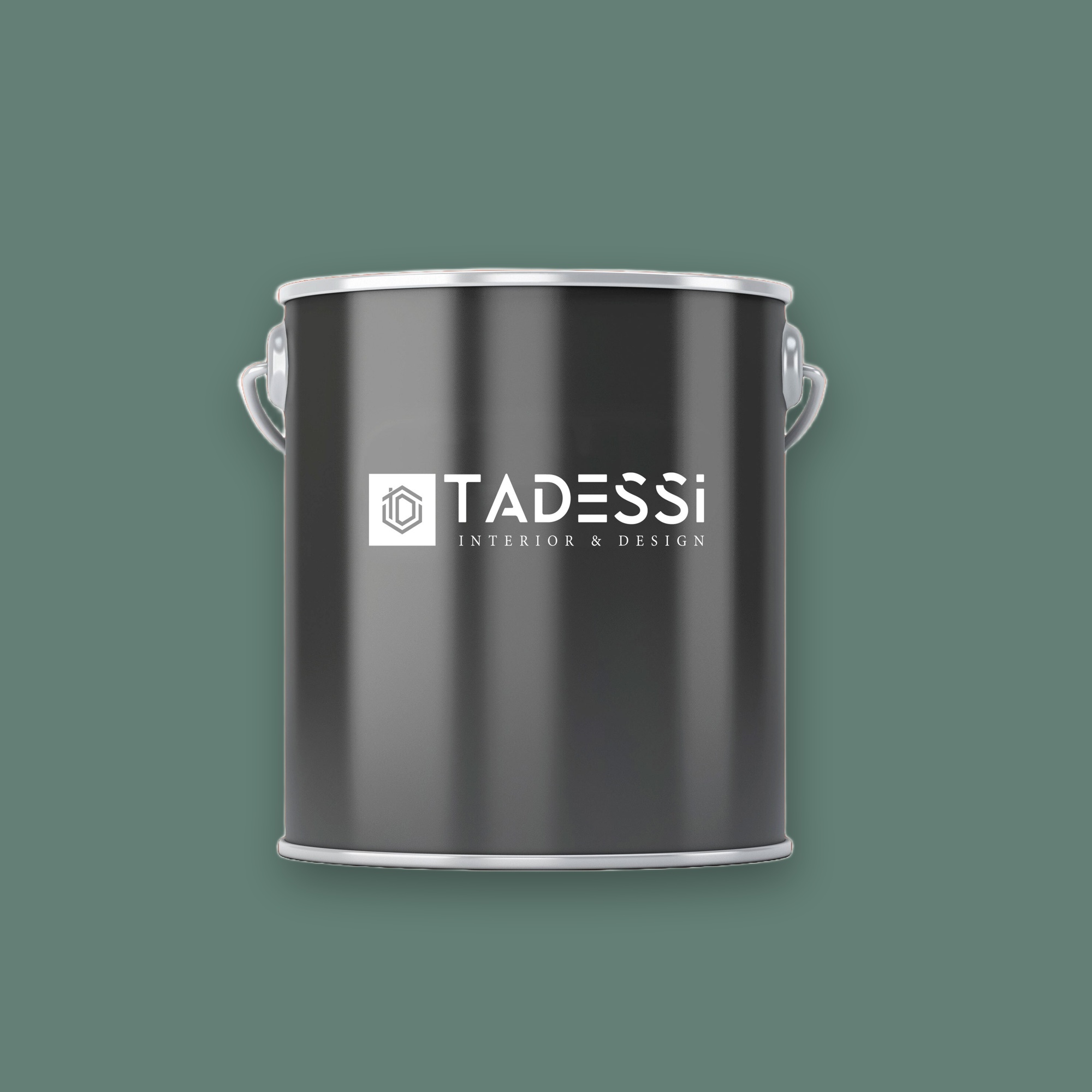 TADESSI Wall Select - Wandfarbe Grün  - Forstgrün -  Hochwertige Innenfarbe  -  Intensive Farbkraft