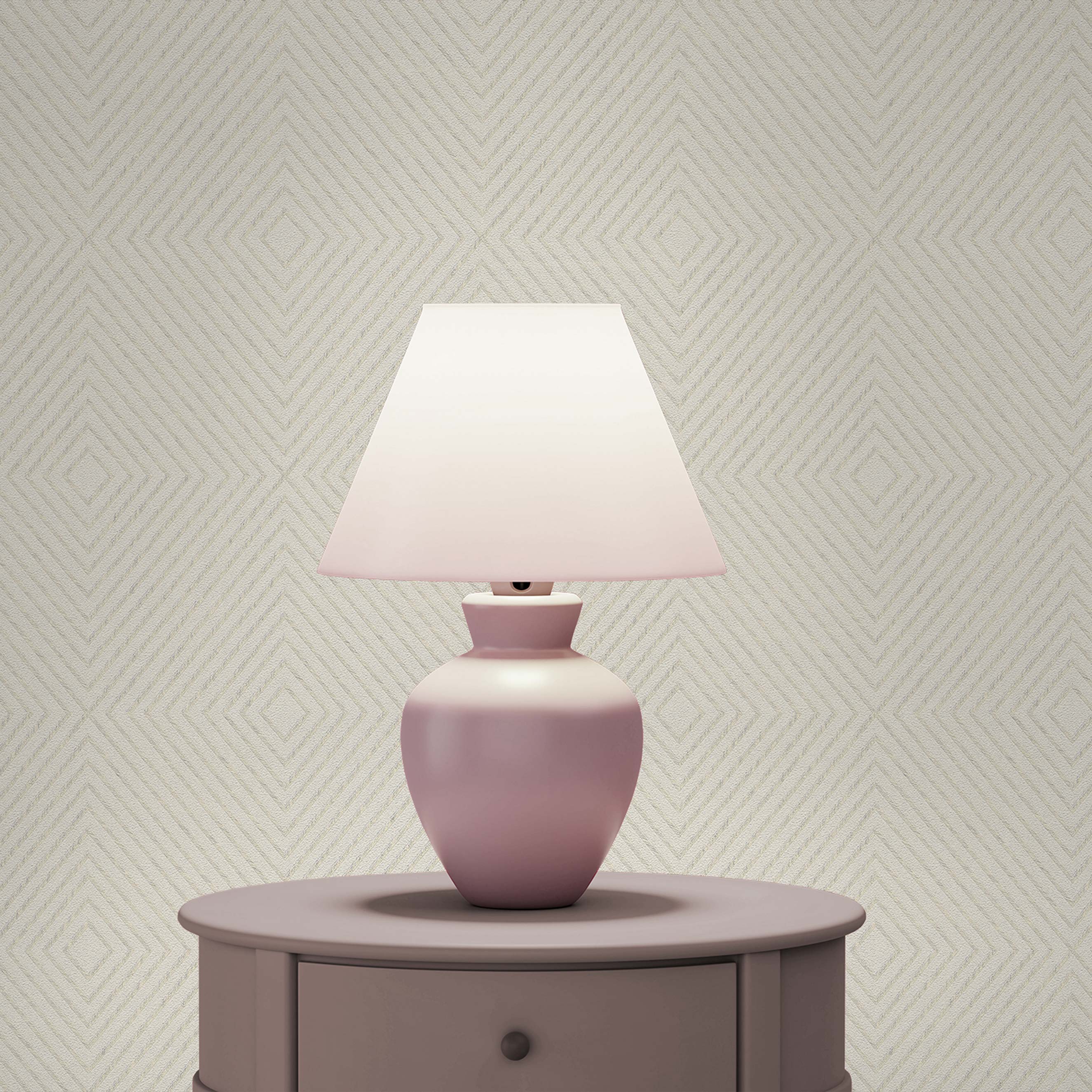 Tapete Grafik Noan M1-No.1585 Vliestapete Creme Metallic Geometrisch Modern