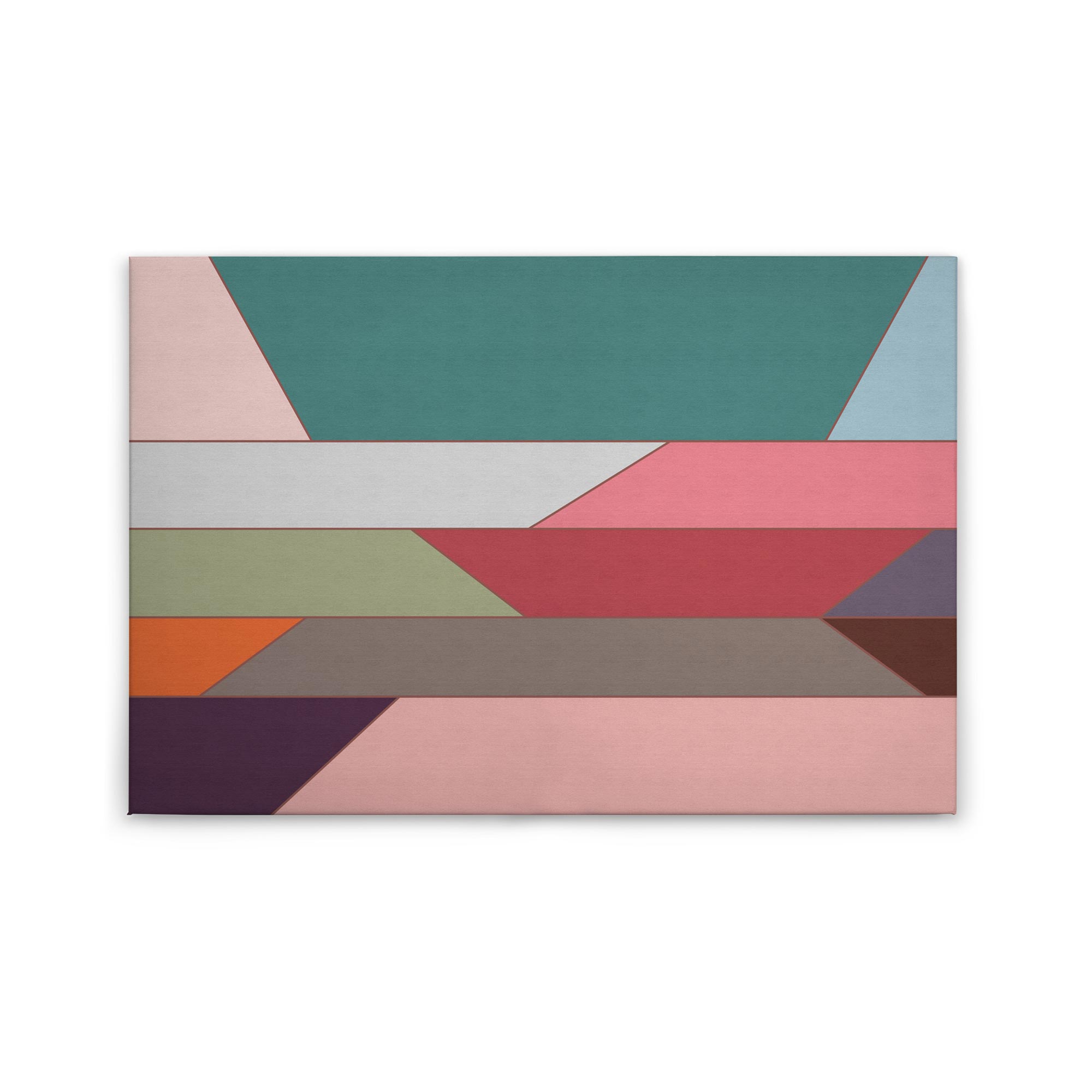 Tadessi Leinwandbild Abstrakt - 60 x 90 cm - M1-No.50250 - Keilrahmen in Bunt Grün