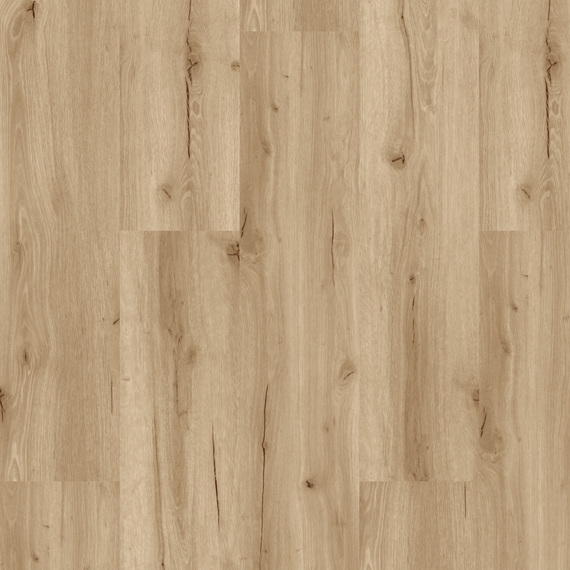Suelo vinílico DISEÑO 555 Estilos de madera 1524 x 228 x 7 mm Vinilo clic Madera Roble Marrón NKL42