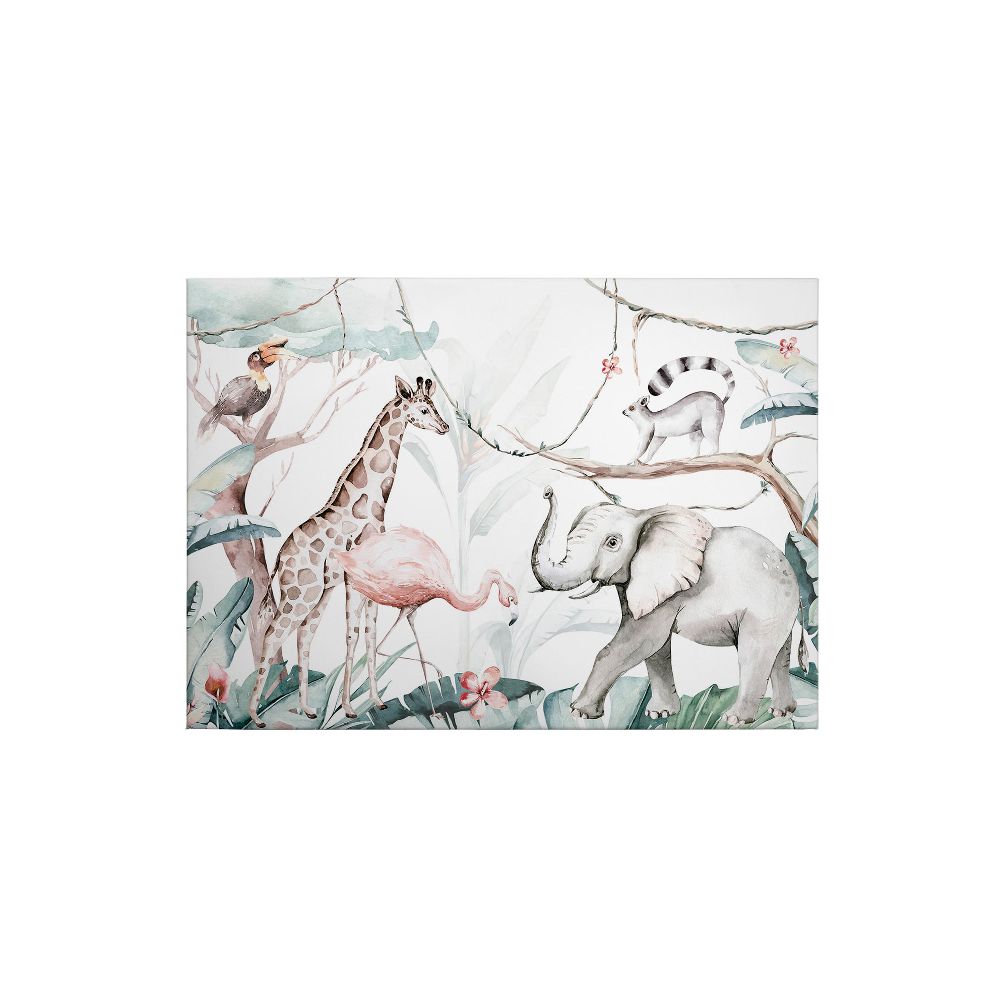 Tadessi Leinwandbild Tiere - 50 x 70 cm - M1-No.50334 - Keilrahmen in Braun Beige