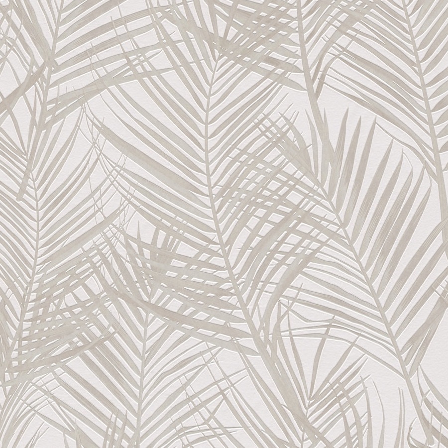 A.S. Creation Atractivo 2 390383 Papel pintado no tejido Diseño floral 10,05 x 0,53 m Blanco