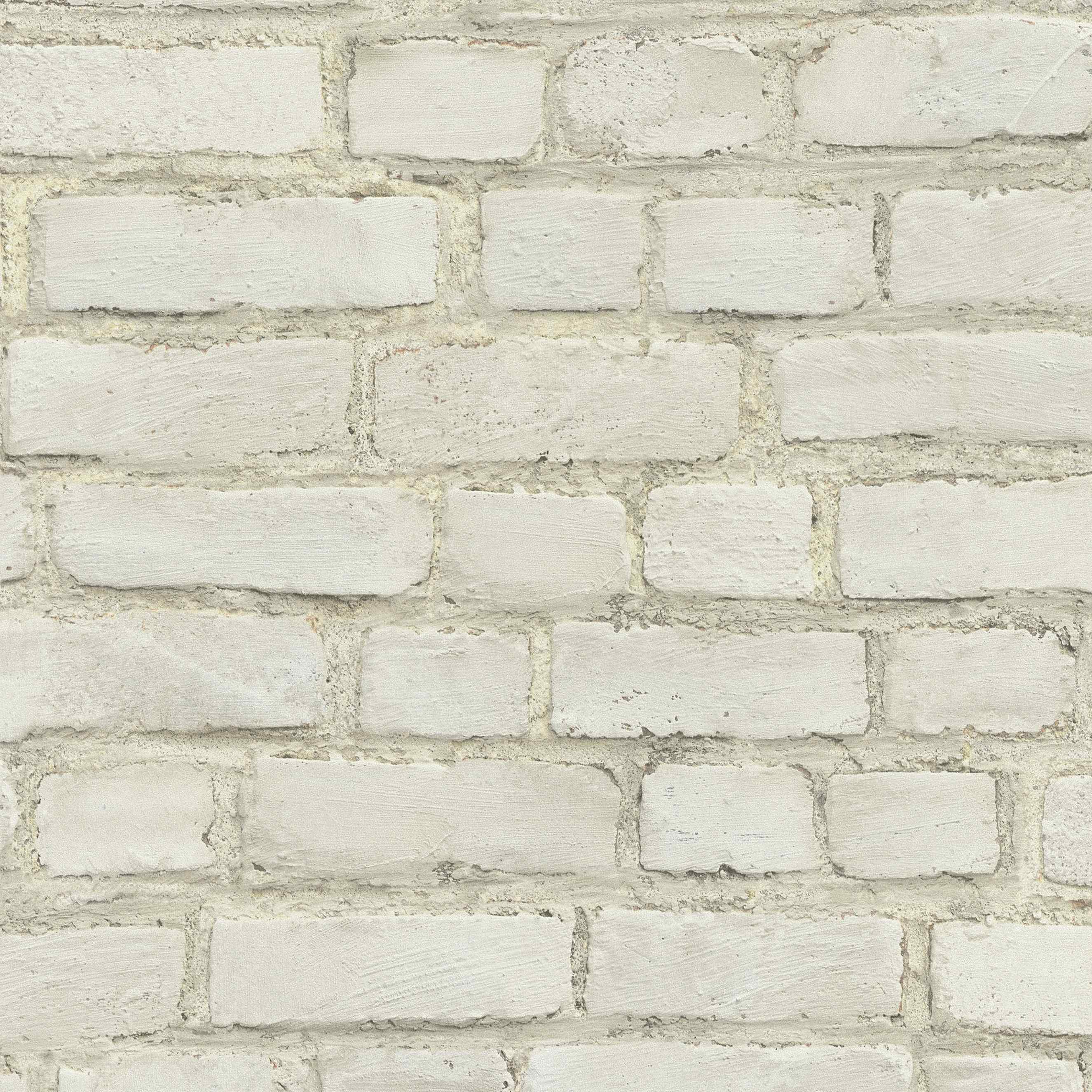 A.S. Creation Elements | 374141 | papier peint intissé pierre brique | 0.53 m x 10.05 m | gris