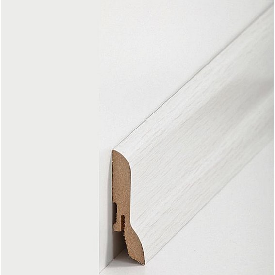 Sockelleisten "München" - Weißeiche (MDF foliert - 722.667)