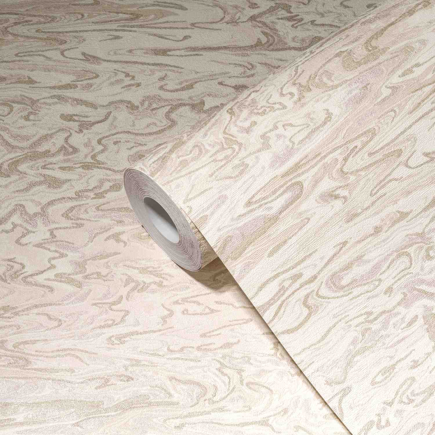 A.S. Creation MI HOGAR. MI SPA. 383583 Papel pintado no tejido Abstracto 0,53 x 10,05 m crema