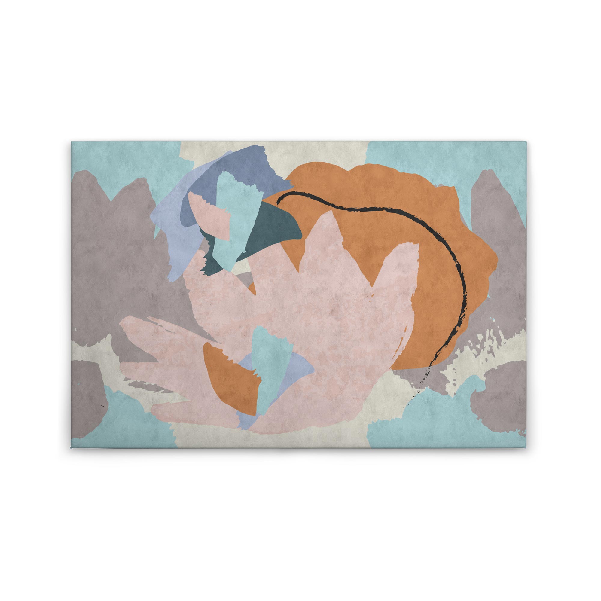 Tadessi Leinwandbild Kunst - 60 x 90 cm - M1-No.50230 - Keilrahmen in Bunt Rosa