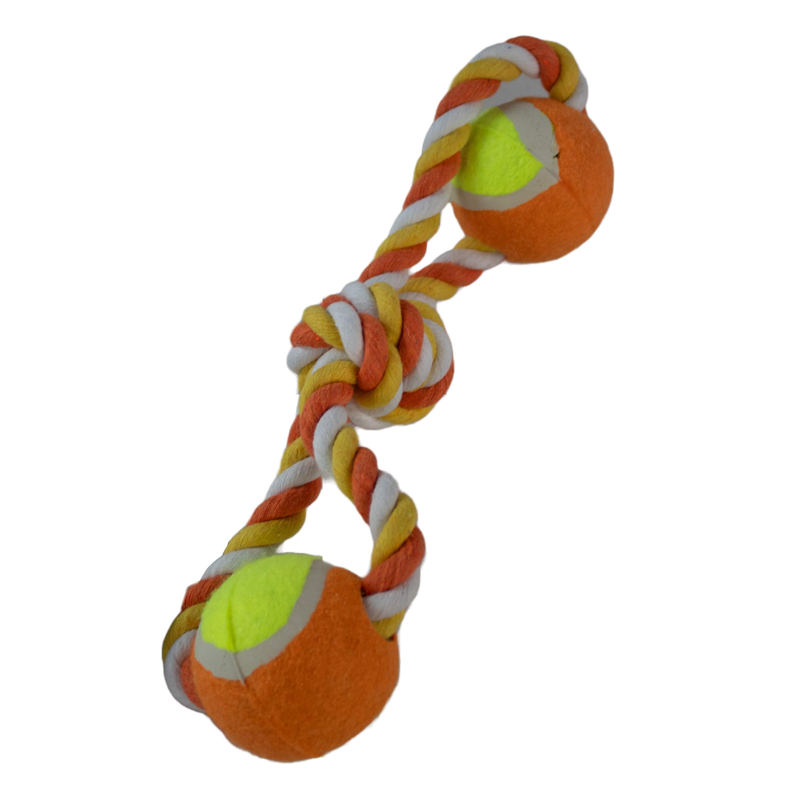 Ziehspielzeug | Bälle 34cm | orange | Baumwolle