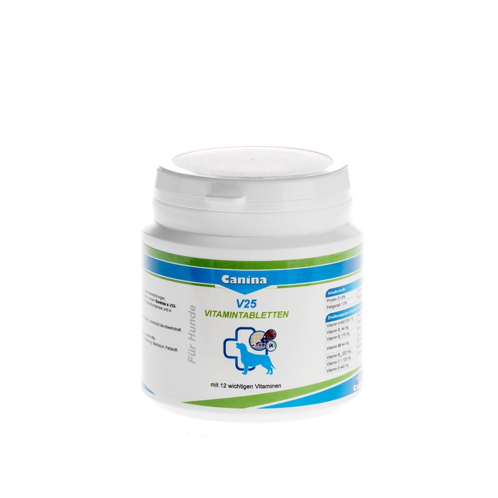 Canina | V25 Vitamintabletten | bei Mangelerscheinungen | Vitaminversorgung | Nährstoffdefizite