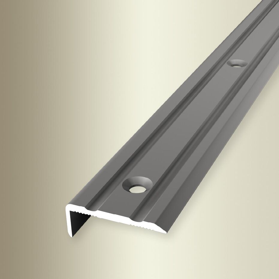 Küberit Treppenkanten- & Winkelprofile H 10 mm B 24.5 mm Einfasshöhe 0 - 7 mm Alu elox