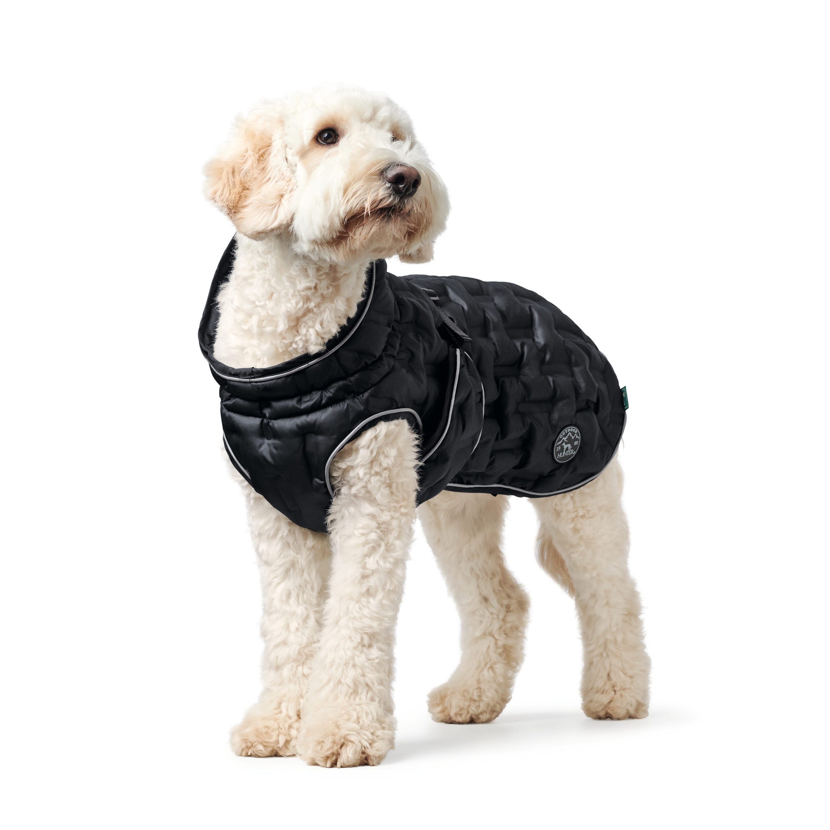Hunter | Hundemantel Monaco | Schwarz | versch. Größen | Hundebekleidung | Komfort | Hundejacke