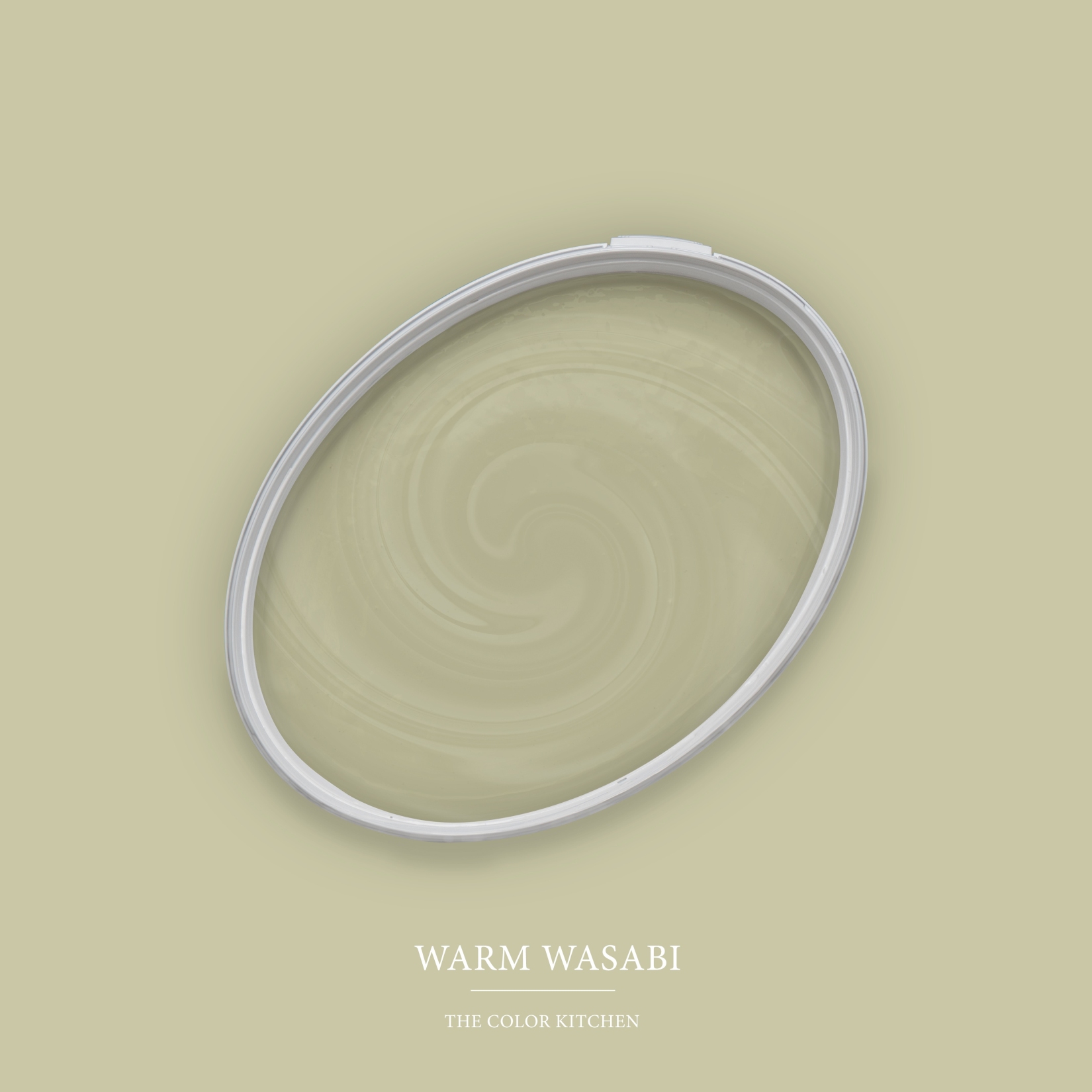 Wandfarbe Grün matt | The Color Kitchen Warm Wasabi | Exklusive Innendispersion Hohe Farbintensität