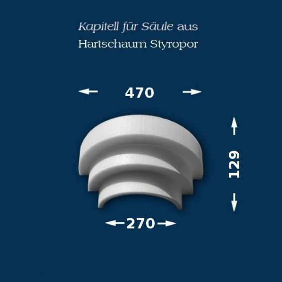 Säulenkapitell "Wiesemann SK15-3" - unbeschichtet