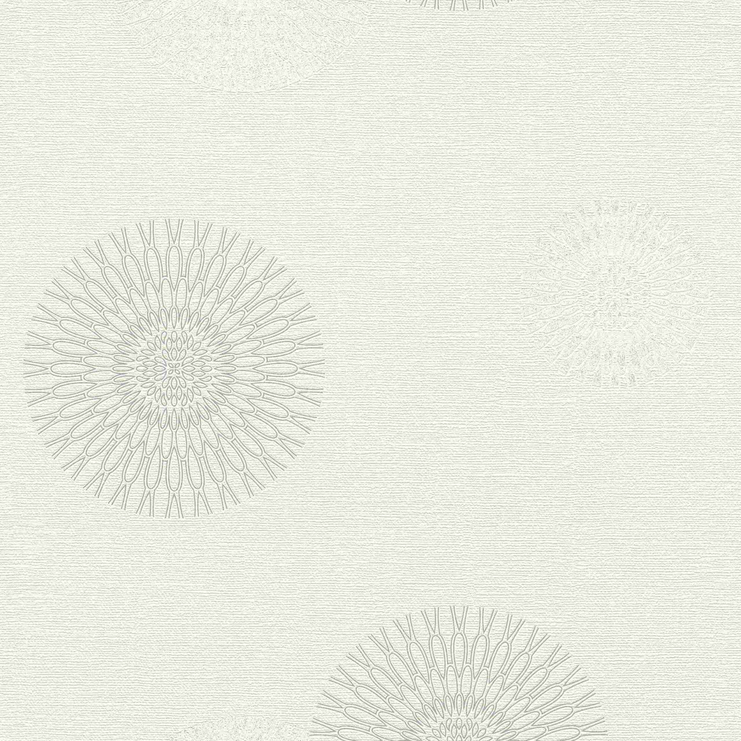 Rasch | Selection | 808827 | Vliestapete | Vintage | Retro | 0.53 x 10.05 m | Wei 