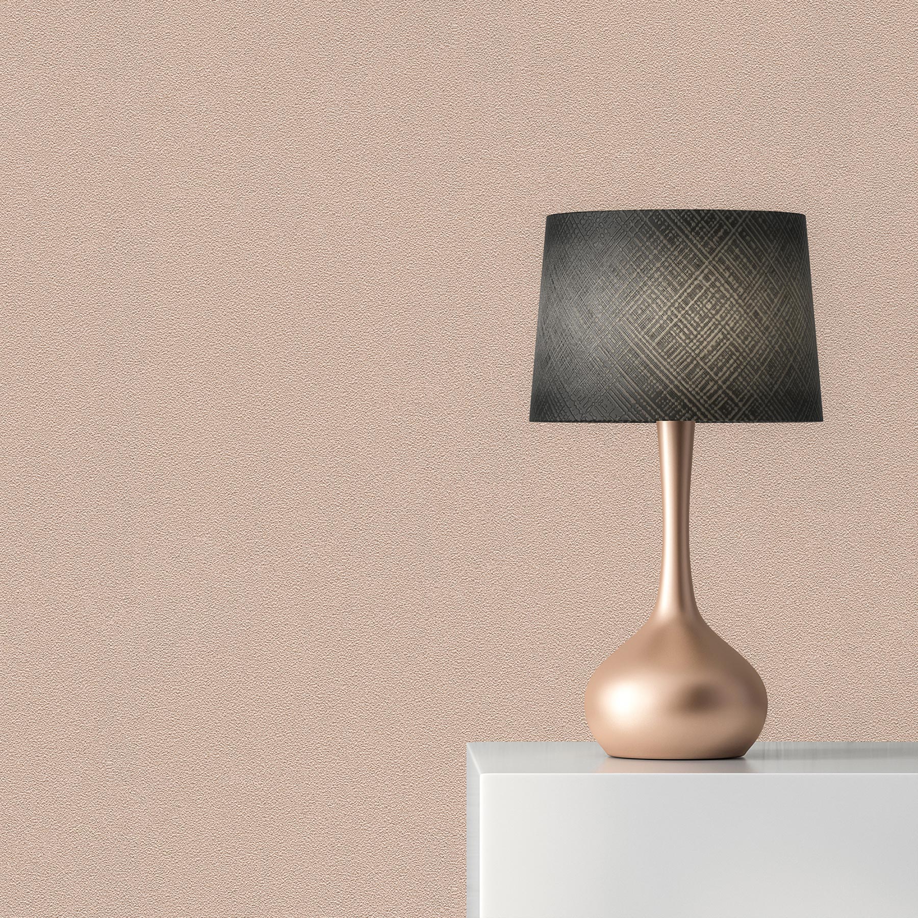 Tapete Uni M1-No.2968 | Vliestapete | Beige | Tapete Einfarbig | Unitapete