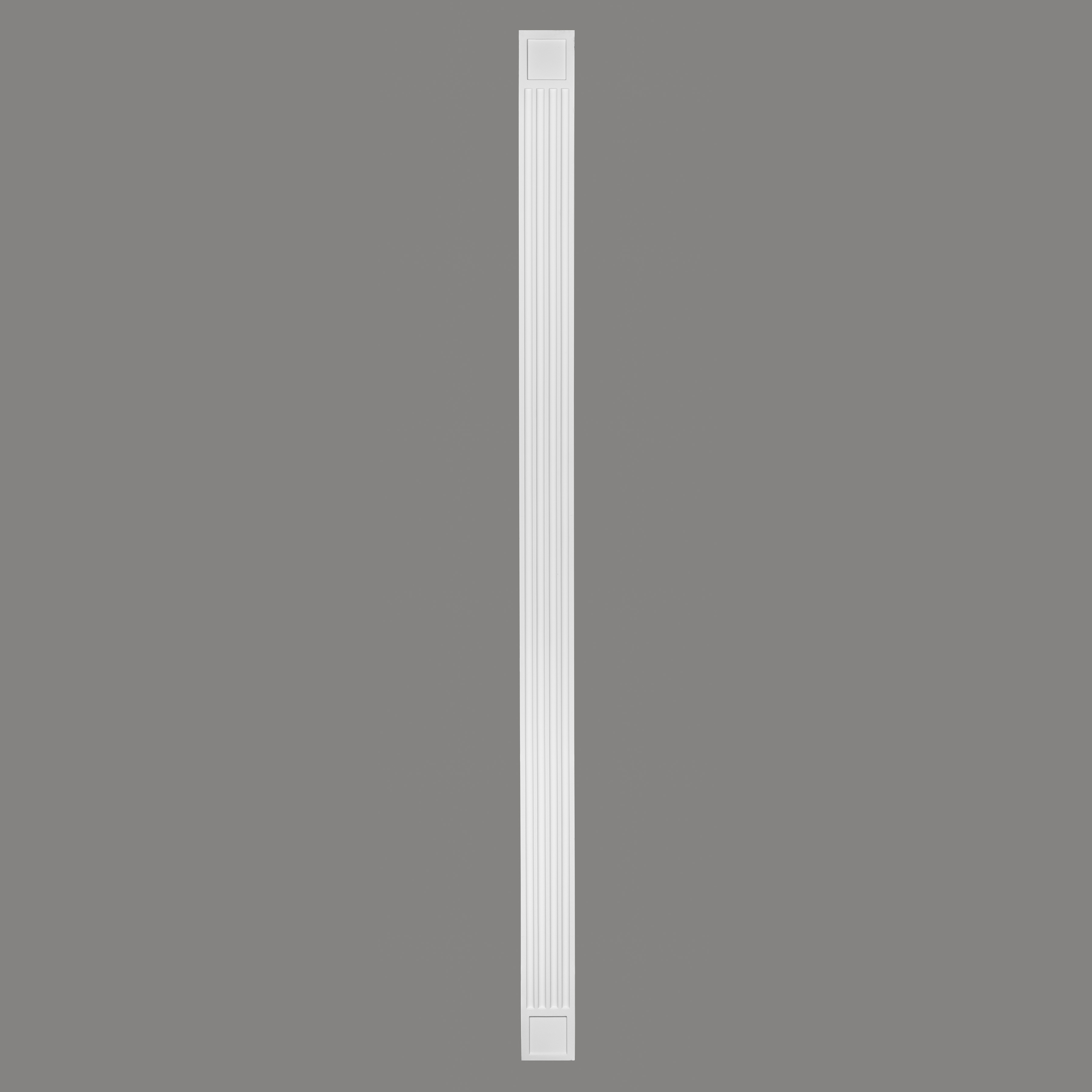 Mardom Pilaster D1500 Profoam 130 x 21 x 2400 mm Weiß matt grundiert