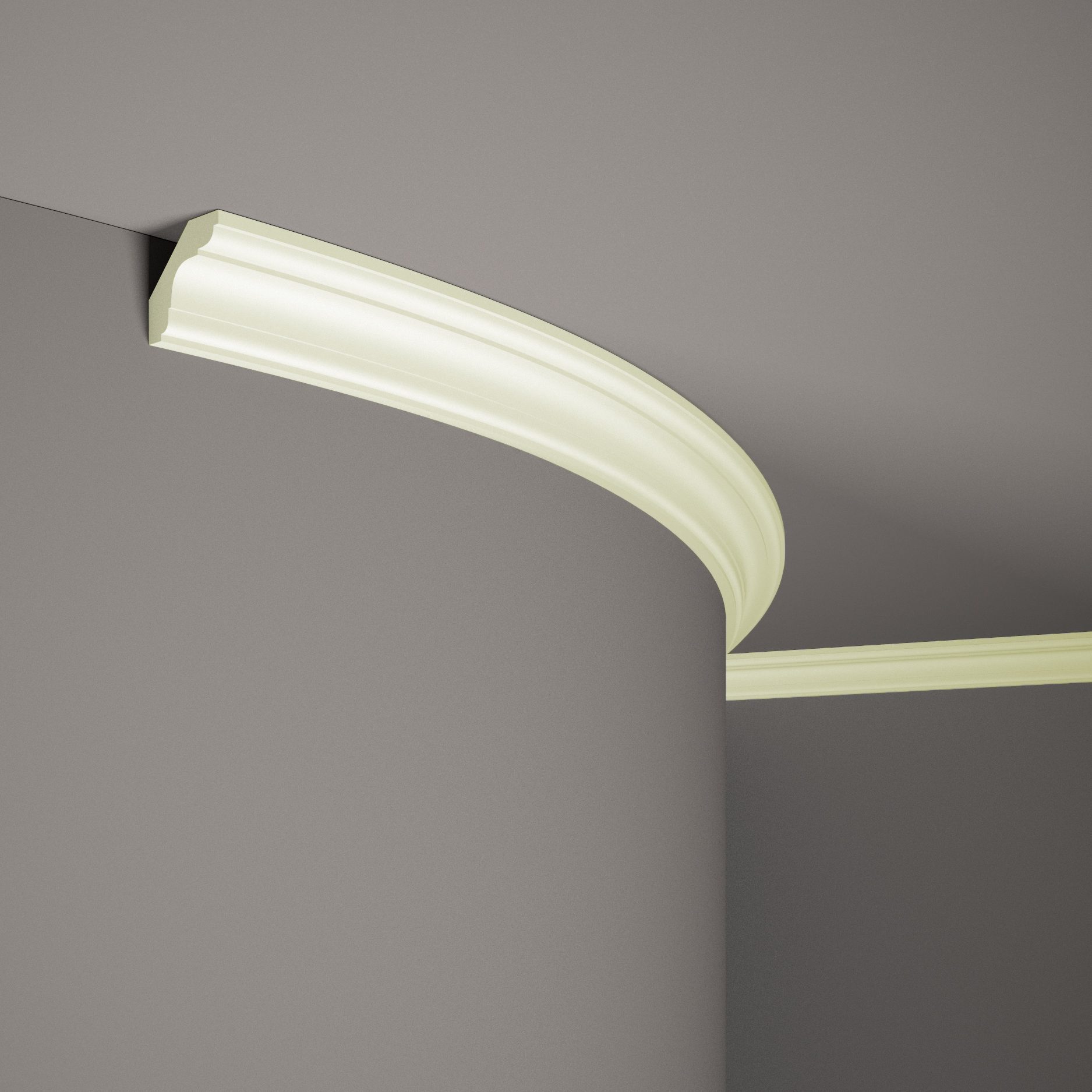 Mardom Moulure flexible MDB112F Profoam 44 x 44 x 2000 mm Blanc Corniche souple