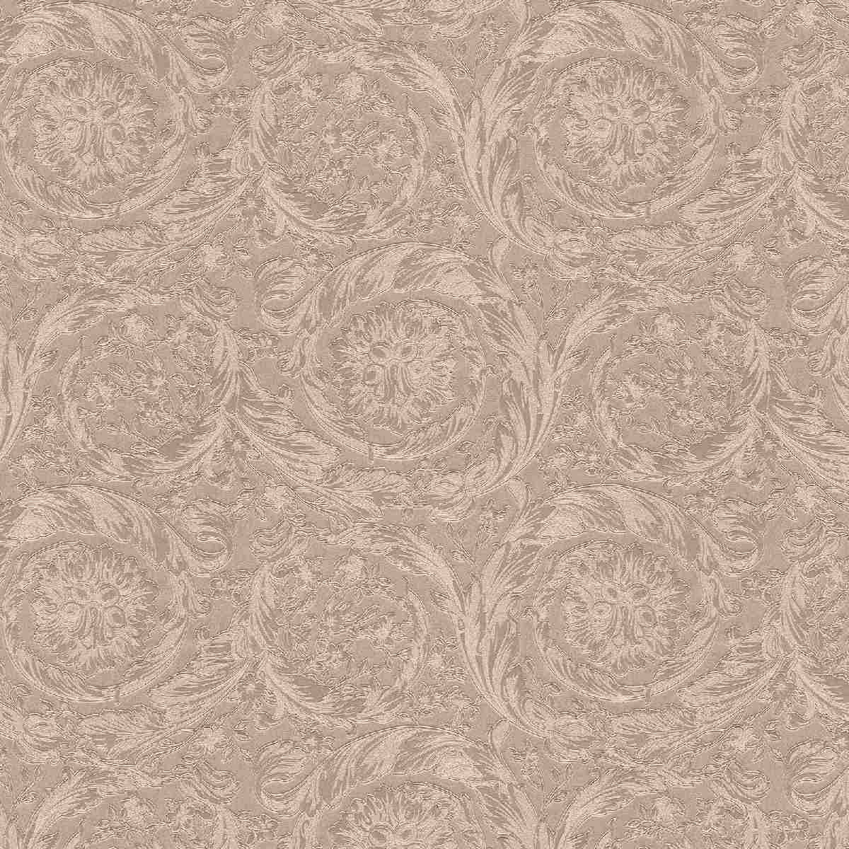 Design Tapete Versace 4 | No. 10172 | Vliestapete Barockoptik | 0.70 m x 10.05 m | Kupfer