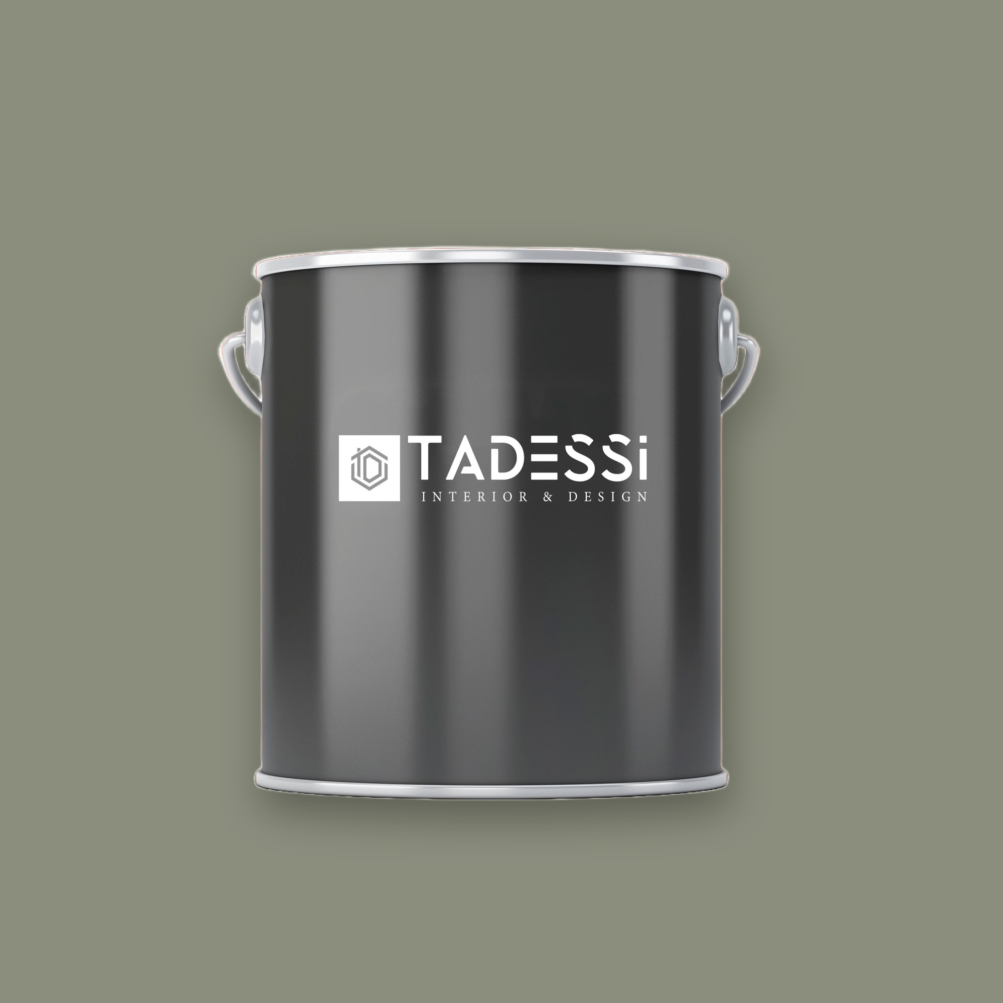 TADESSI Wall Select - Wandfarbe Grau  - Schilfgrün -  Hochwertige Innenfarbe  -  Intensive Farbkraft