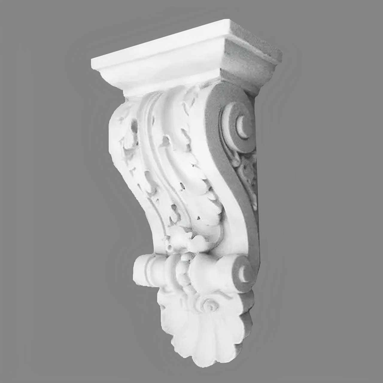 PROVISTON | Console en plâtre Victoria | Moulures décoratives en plâtre | 222 x 400 mm 