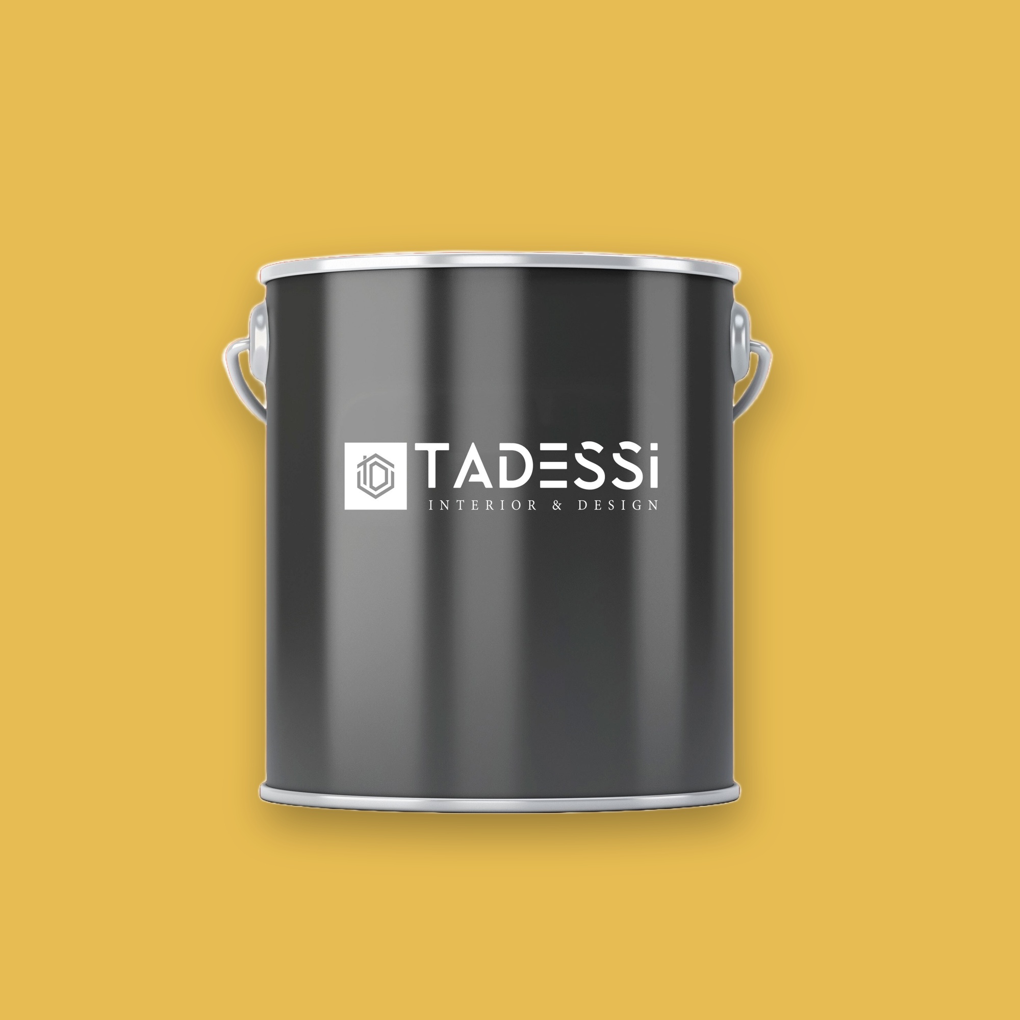 TADESSI Wall Select - Wandfarbe Gelb  - Leinen -  Hochwertige Innenfarbe  -  Intensive Farbkraft