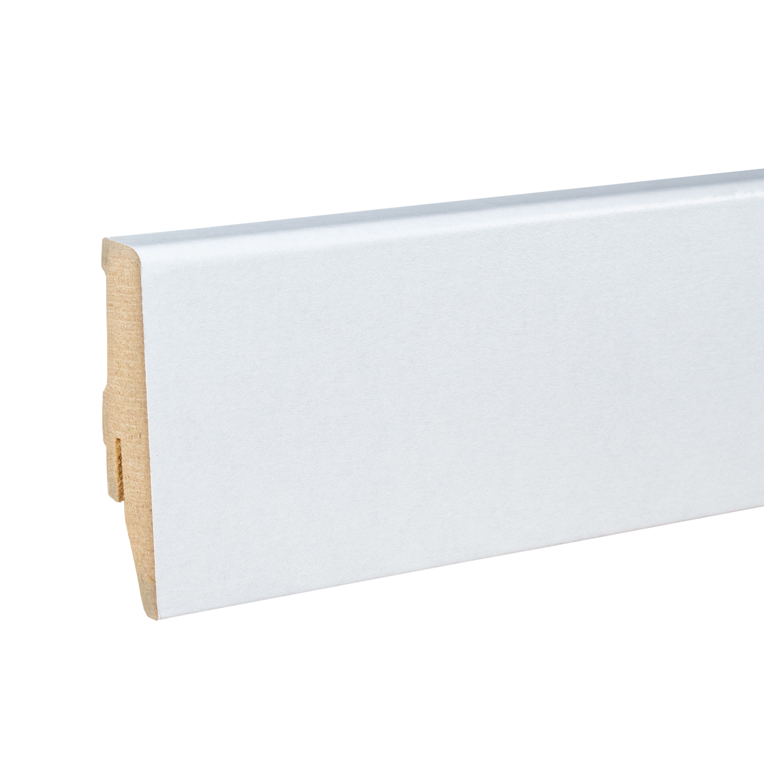 Kosche Sockelleiste 75974 58 x 18 x 2500 mm MDF Fußleiste Weiß