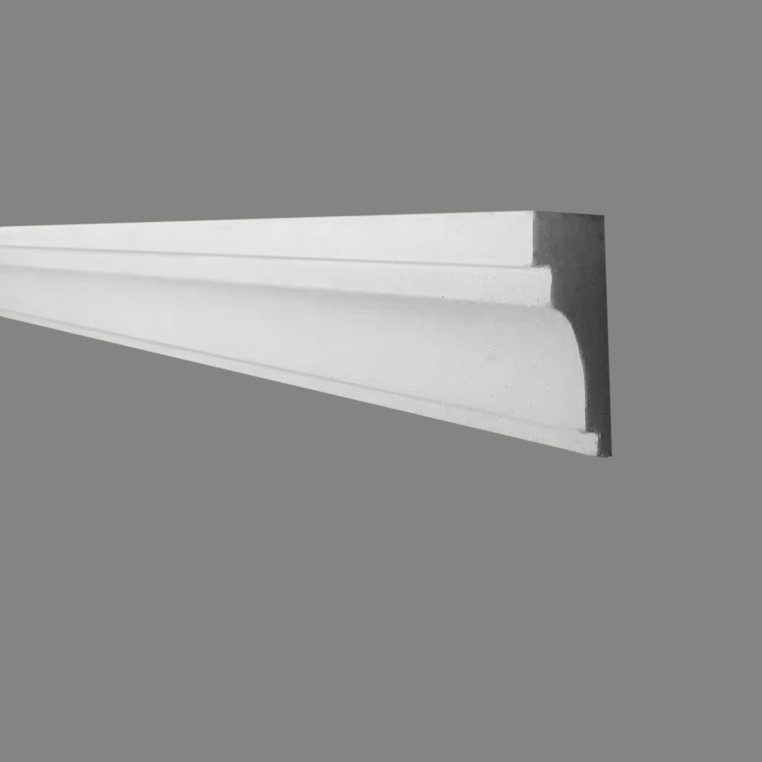 PROVISTON | Cornice en plâtre Oldenburg | Moulures décoratives en plâtre | 40 x 70 x 1000 mm | Moulures en plâtre staff