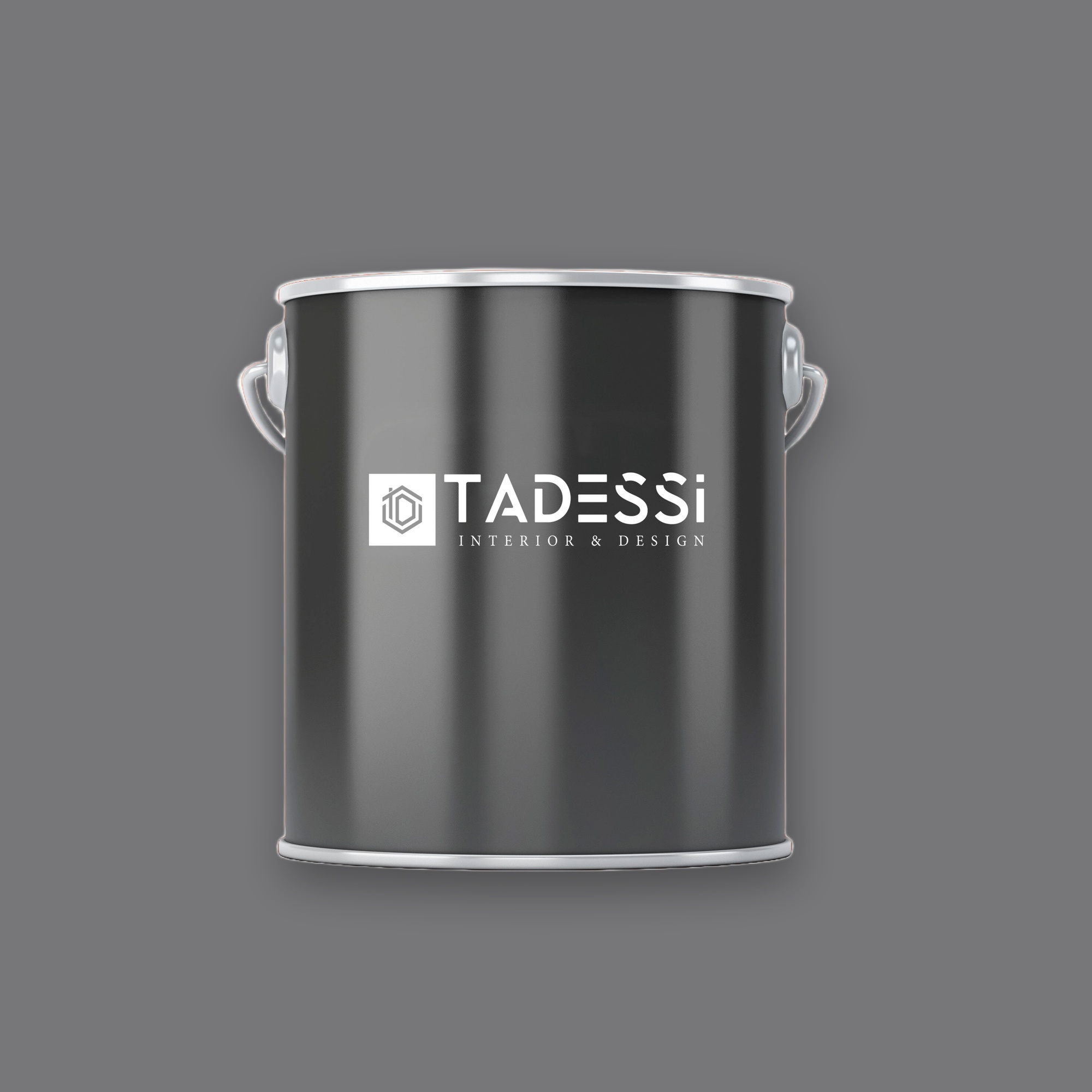 TADESSI Wall Select Wandfarbe Grau - Schiefergrau - Hochwertige Innenfarbe - Intensive Farbkraft