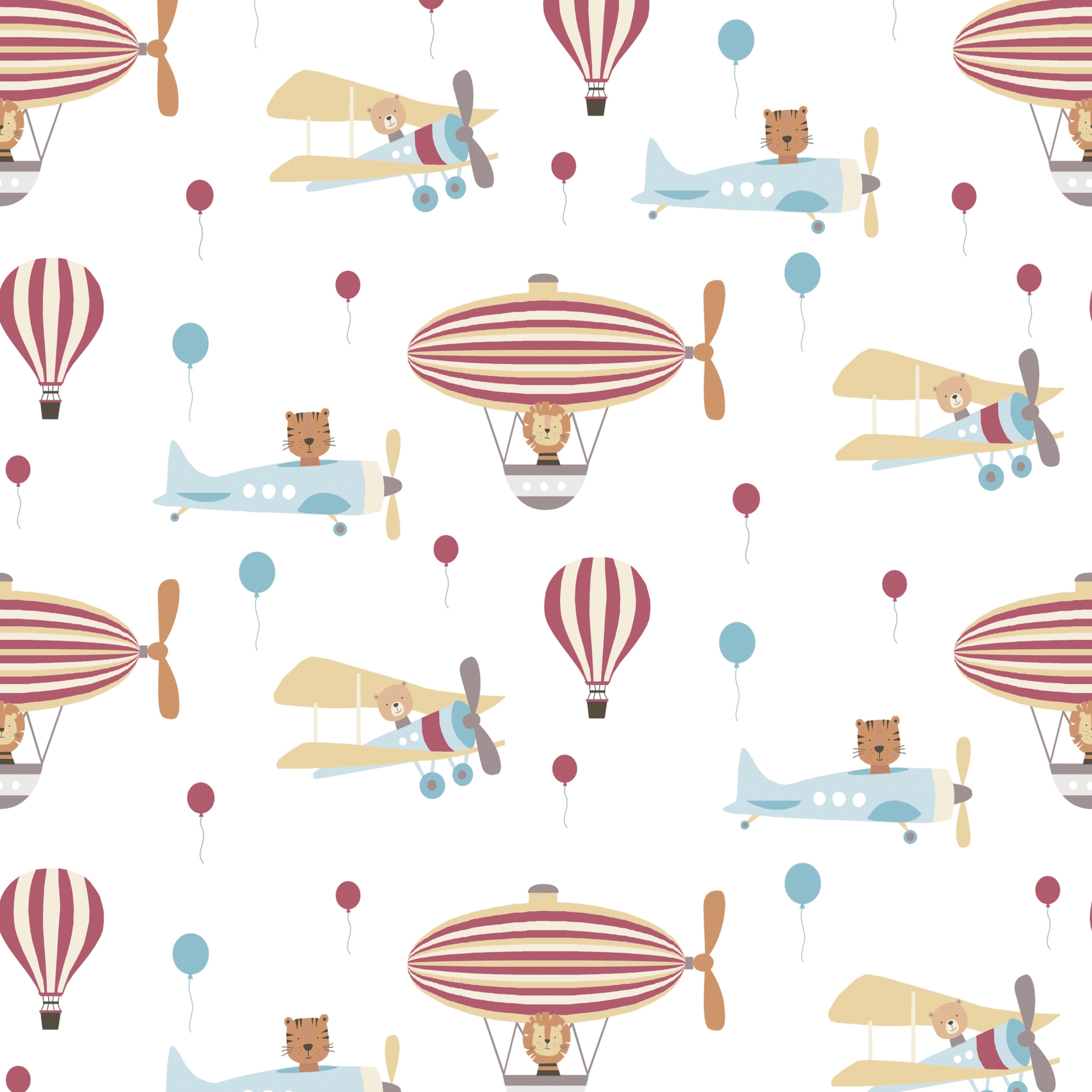 A.S. Creation Little Love 381261 Papel pintado no tejido Estampado animal 0,53 x 10,05 m Colorido