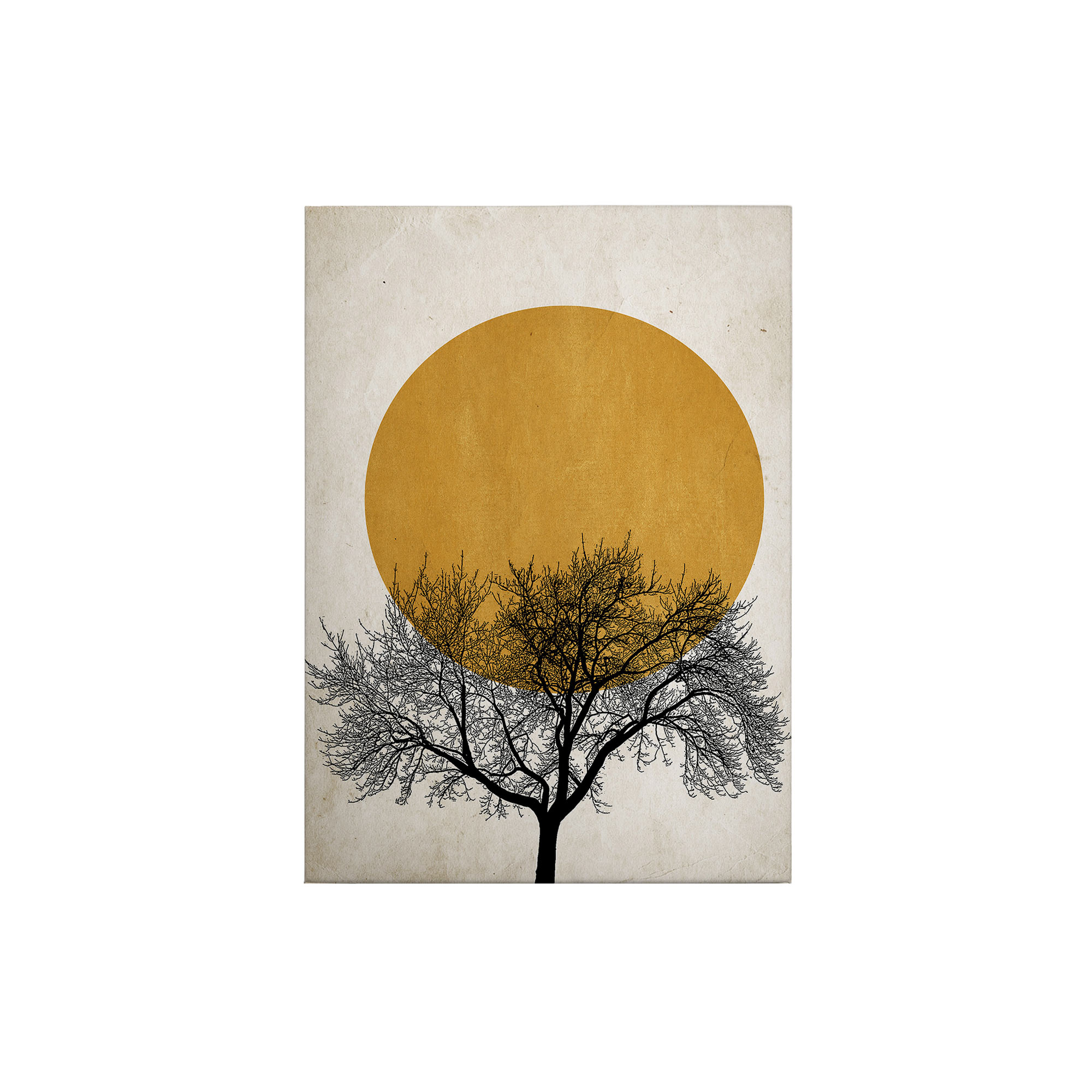 Tadessi Leinwandbild Natur - 70 x 50 cm - M1-No.50399 - Keilrahmen in Schwarz Gold