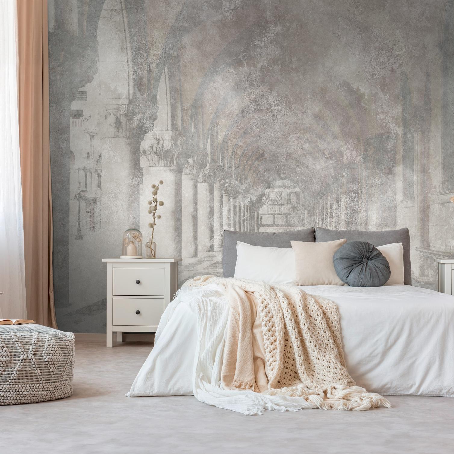 A.S. Creation Fototapete The Wall III 399151 Ein Motiv pro Rolle Architektur Gebäude Grau Beige